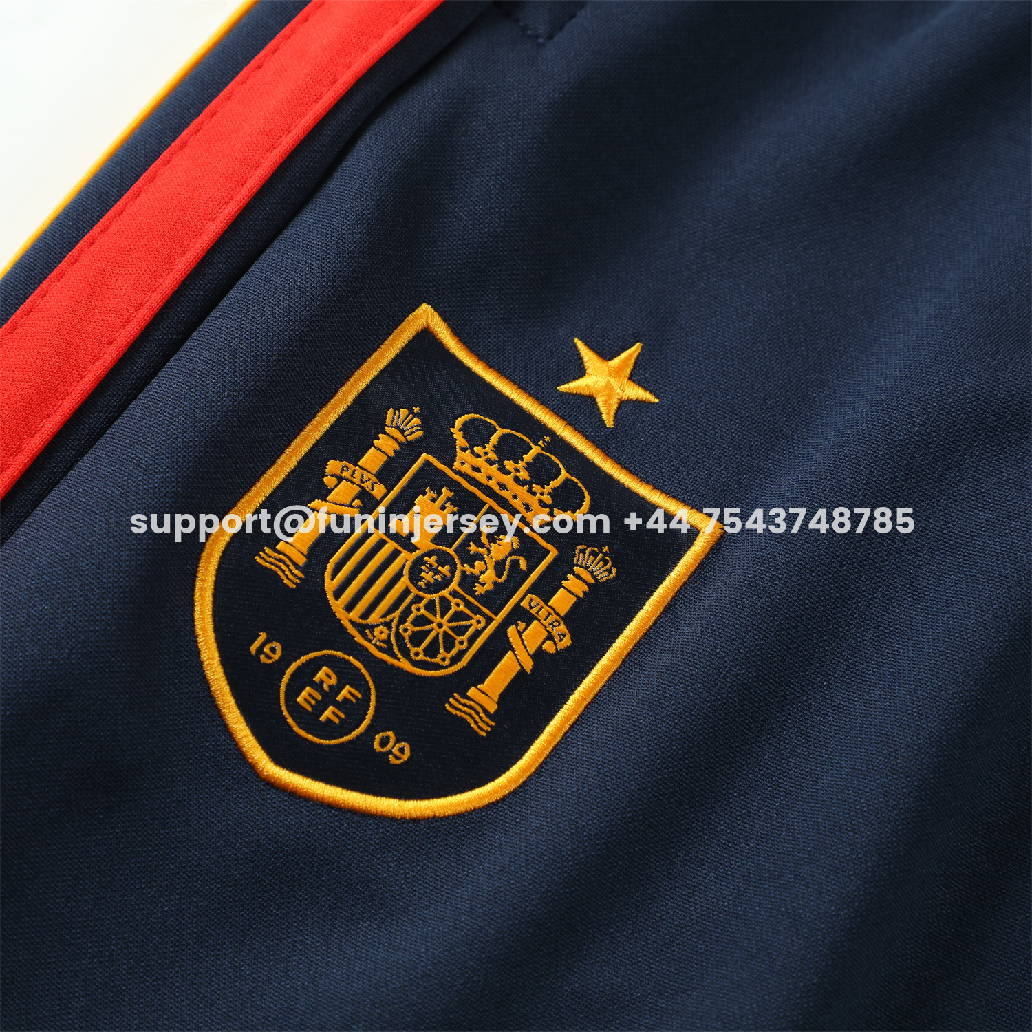 Funinjersey-Spain 2026 Kids Long Sleeve Training Set - Light Blue Top & Pants