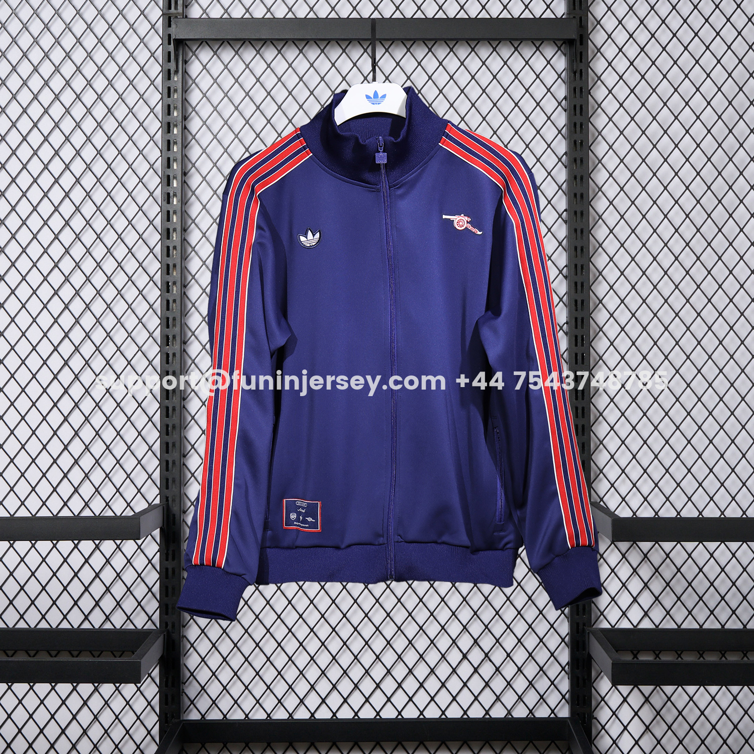 Funinjersey-Arsenal 25-26 Red Lines Training Set - Purple Top and Purple Pants