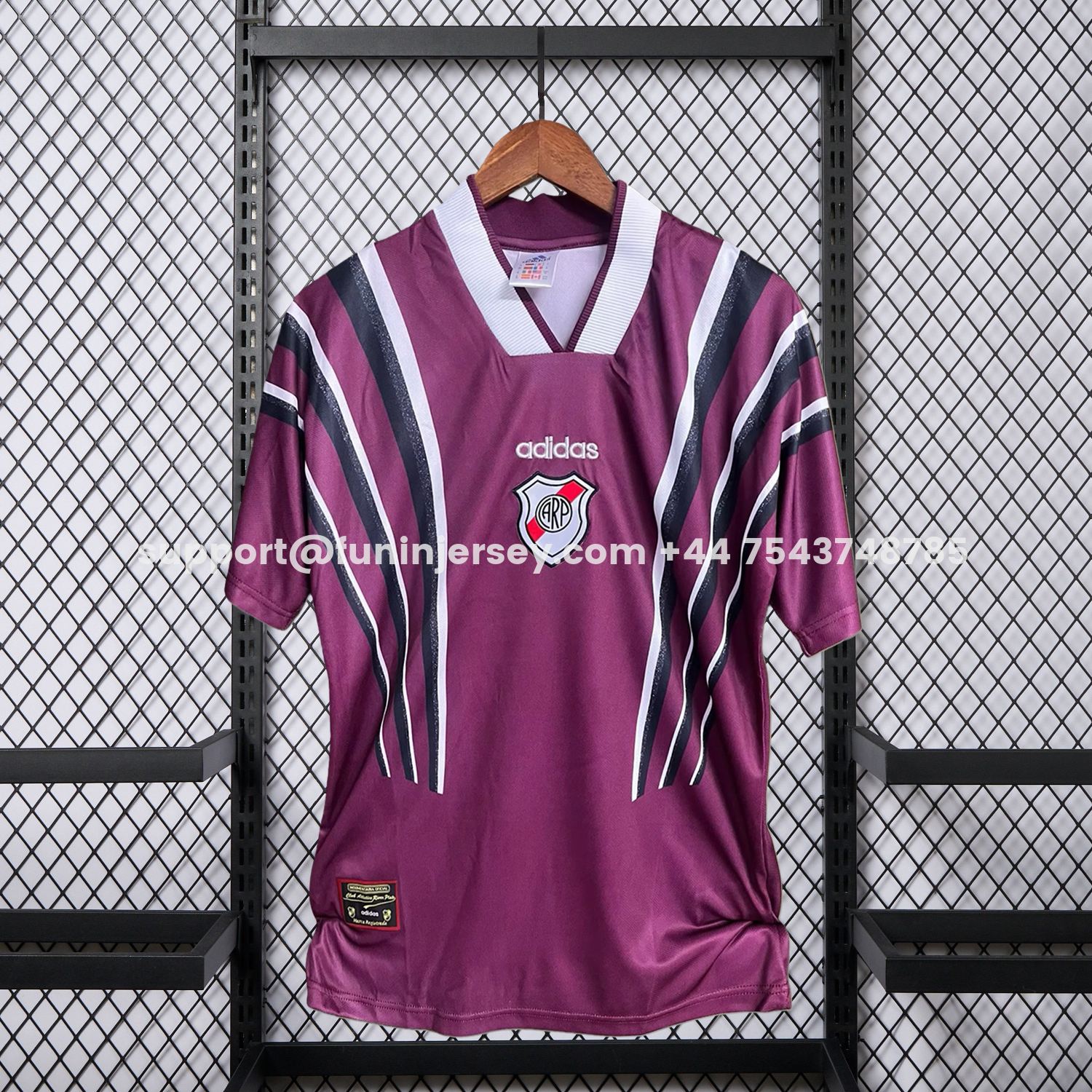 Funinjersey-Retro River Plate 1996-97 Third Jersey