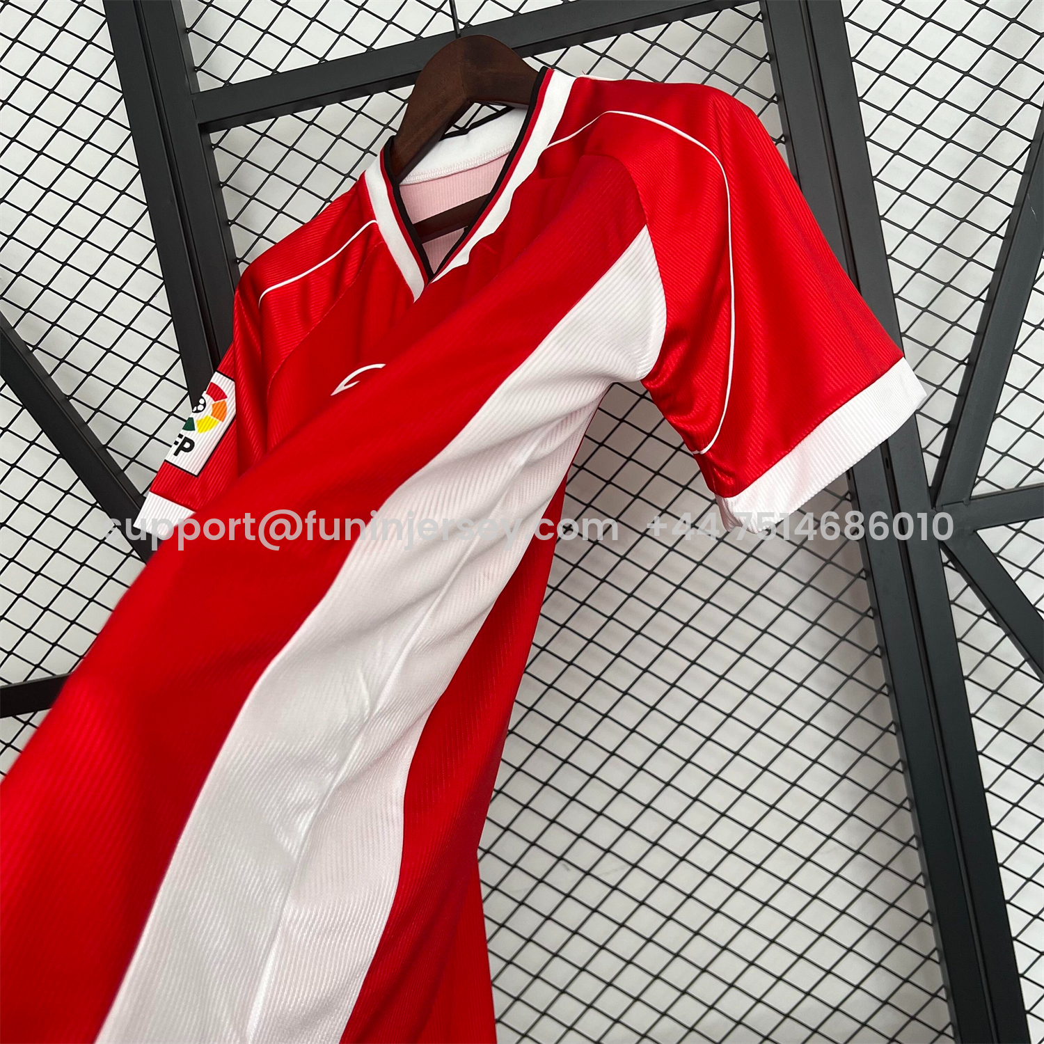 Funinjersey-Retro Real Murcia CF 1999-00 Home Red Jersey
