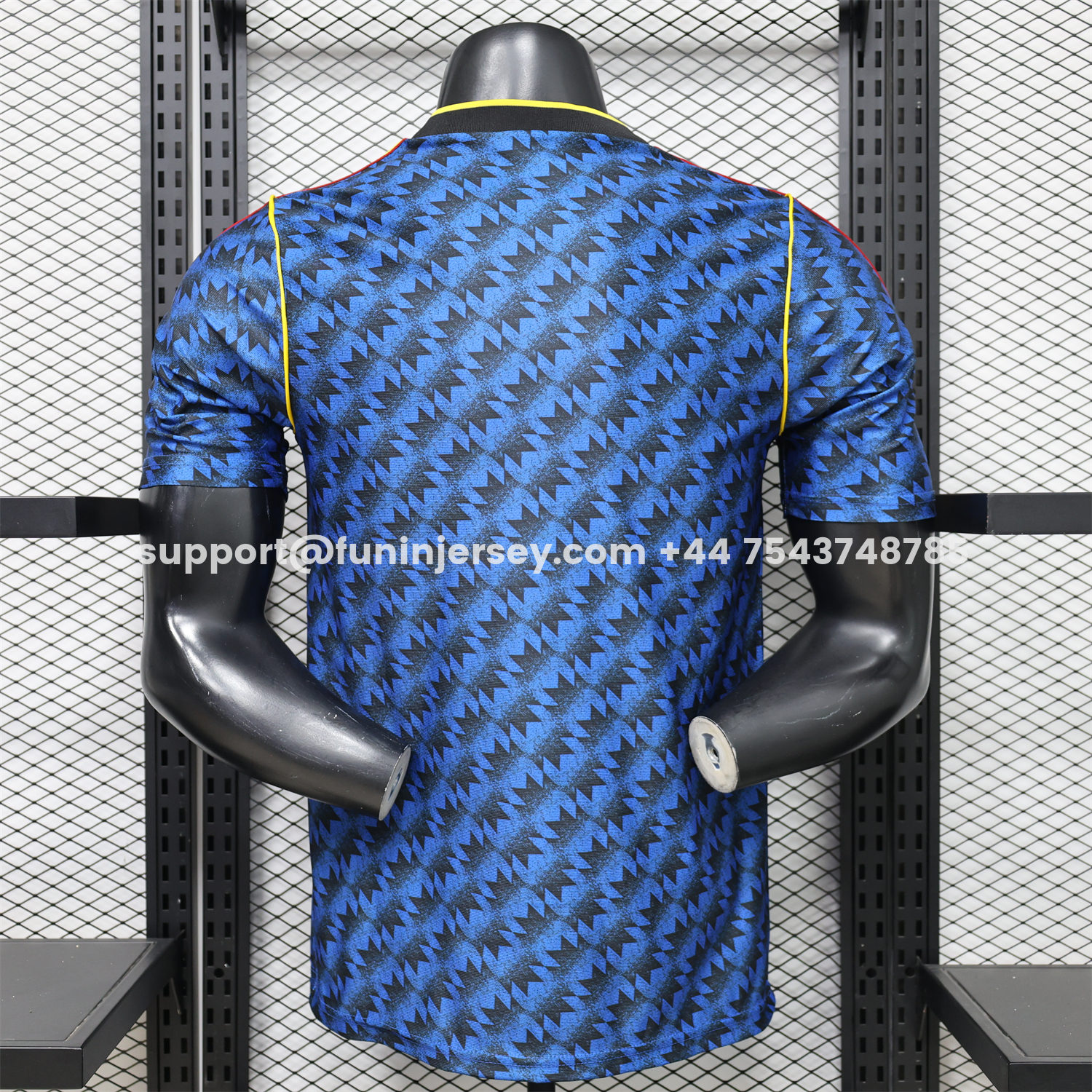 Funinjersey-Manchester United 26-27 Retro Style Casual Dark Blue Special Jersey - Player Version
