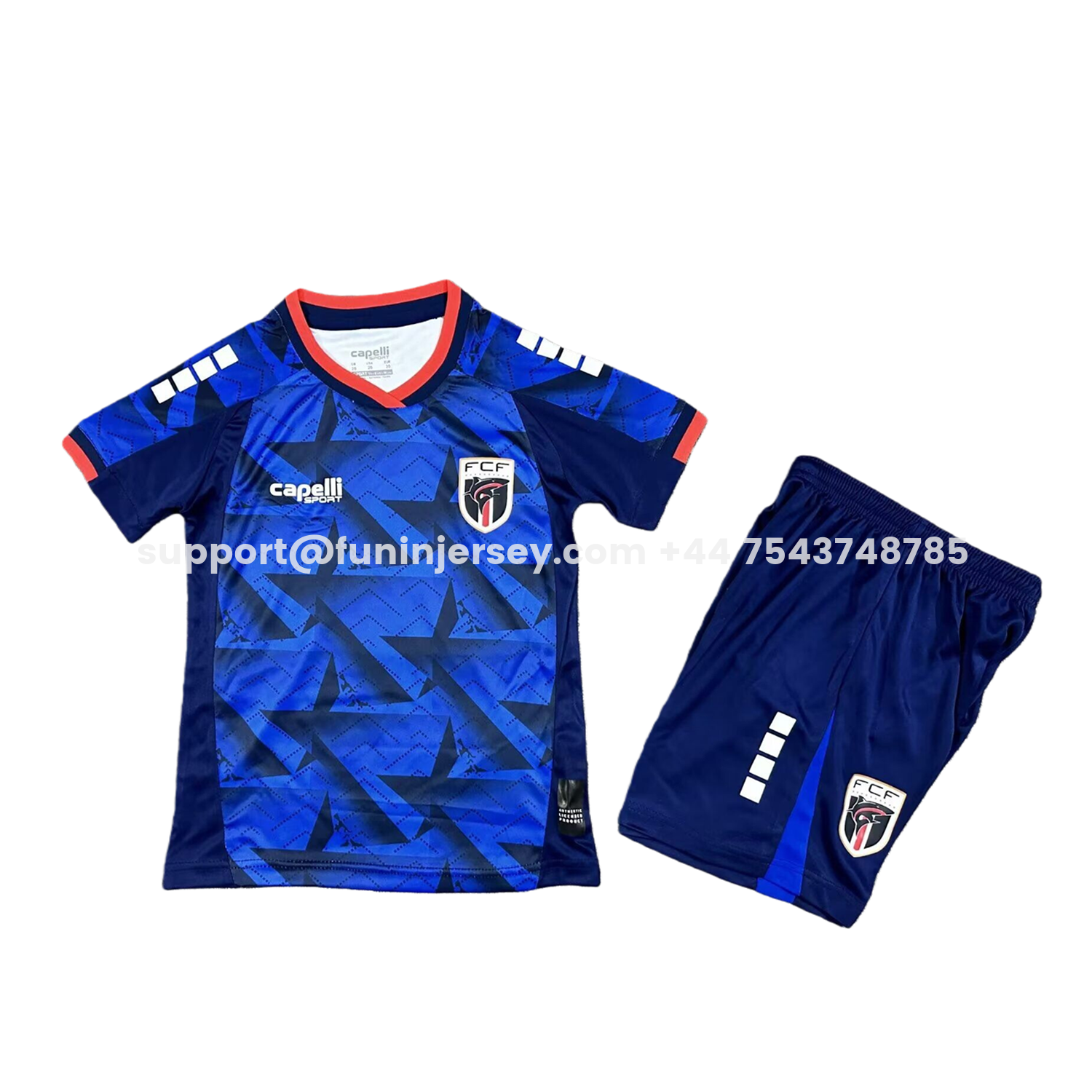 Funinjersey-Cabo Verde 2026 Home Kids Kit
