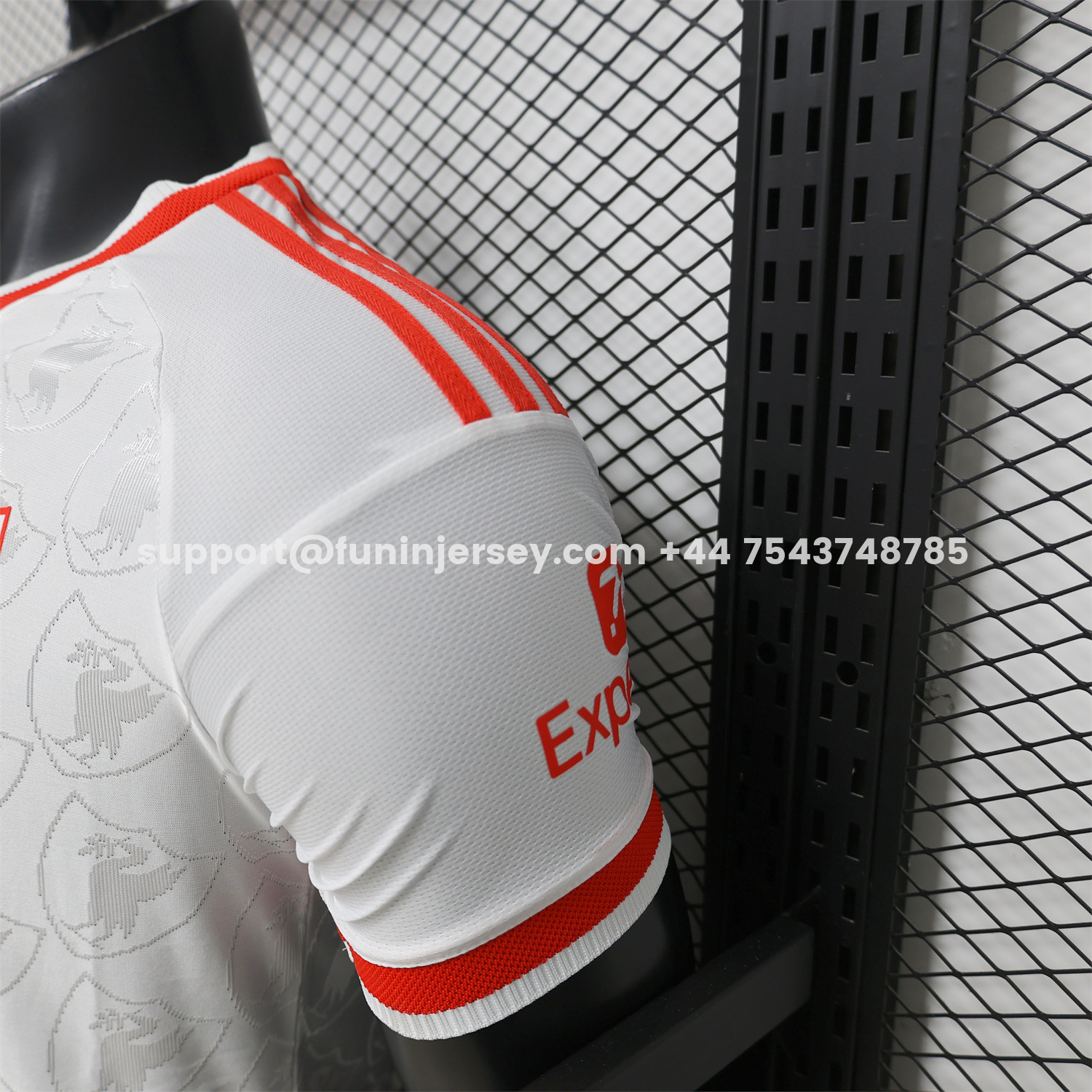 Funinjersey-Liver.pool 26-27 Casual White With Faint Logos Jersey - Player Version