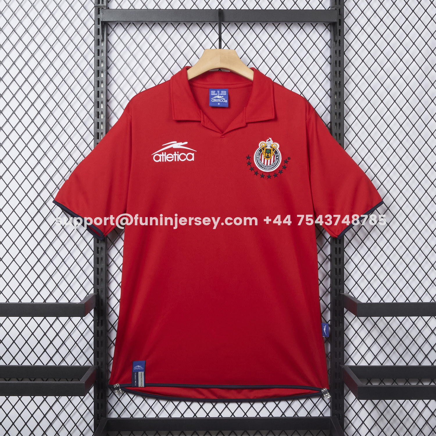 Funinjersey-Retro Chivas de Guadalajara 2003-04 Third Red Jersey