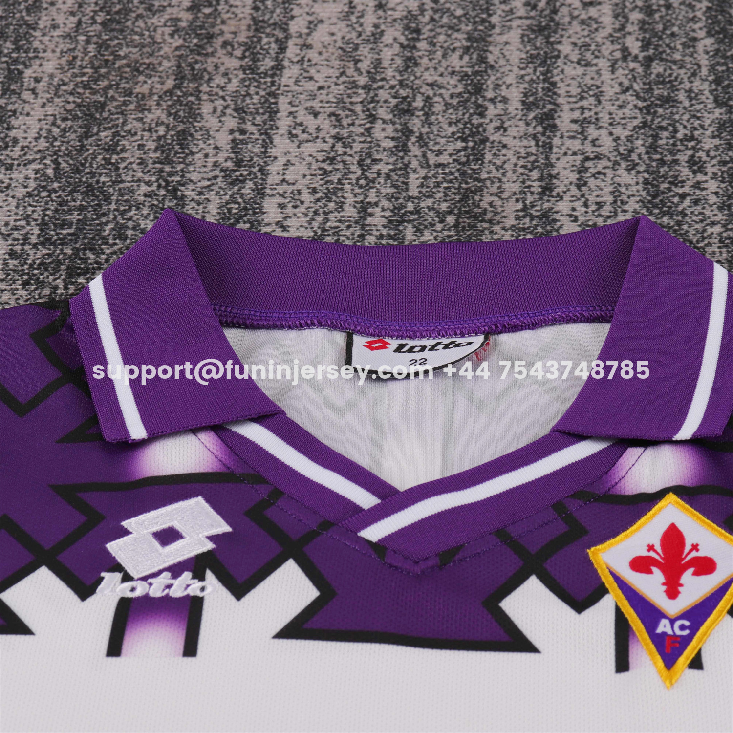 Funinjersey-Retro Fiorentina 1992-93 Away Kids Kit