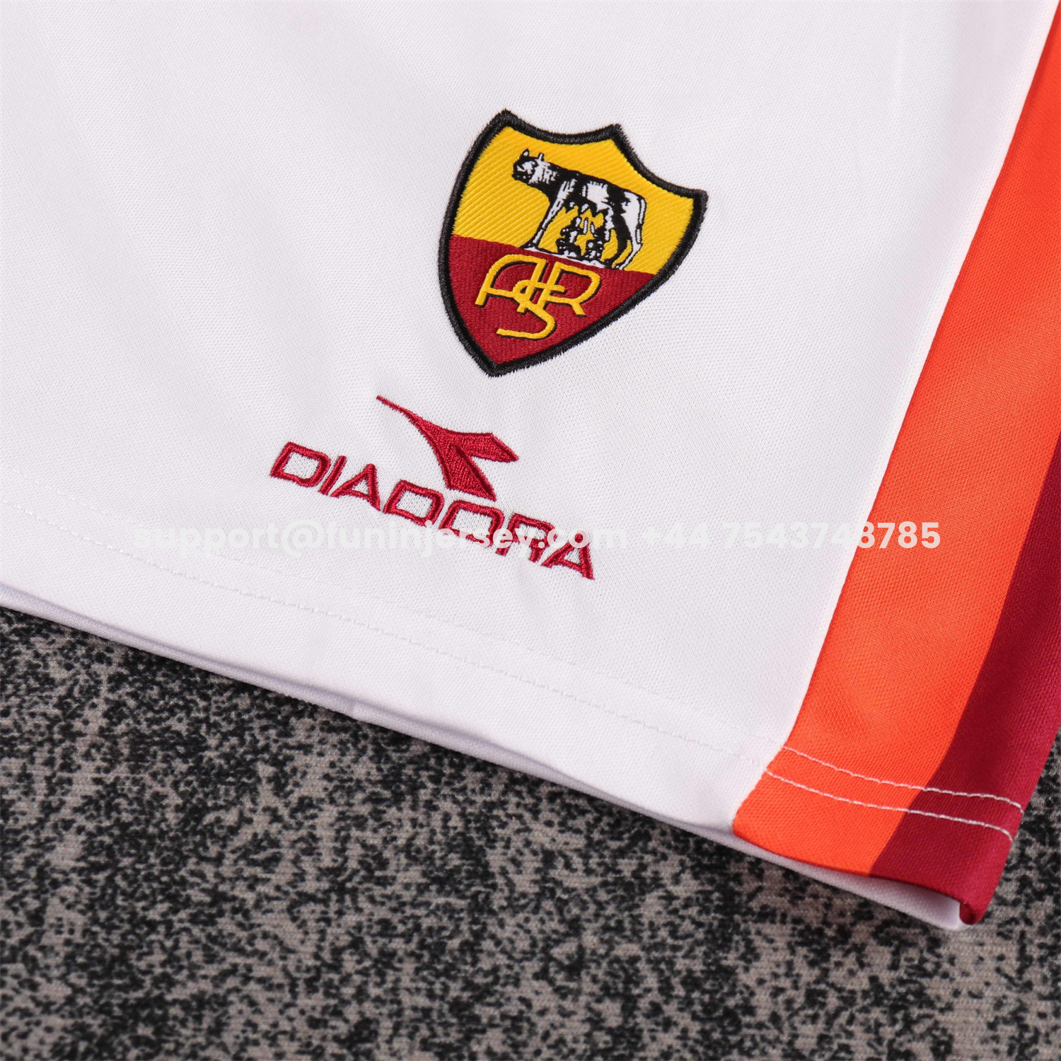 Funinjersey-Retro Roma 1998-99 Home Kids Kit