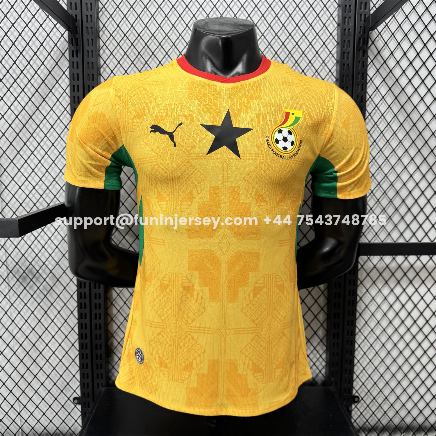 Funinjersey-Ghana 2026 Away Jersey - Player Version