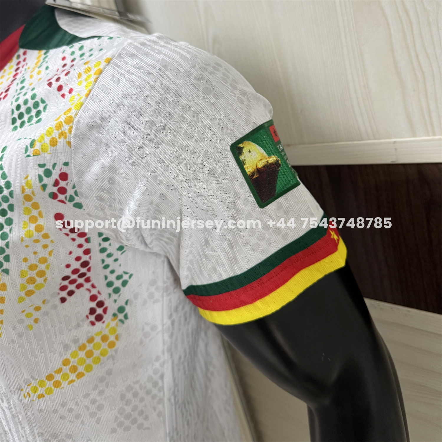 Funinjersey-Cameroon 2026 Away White Jersey - Player Version