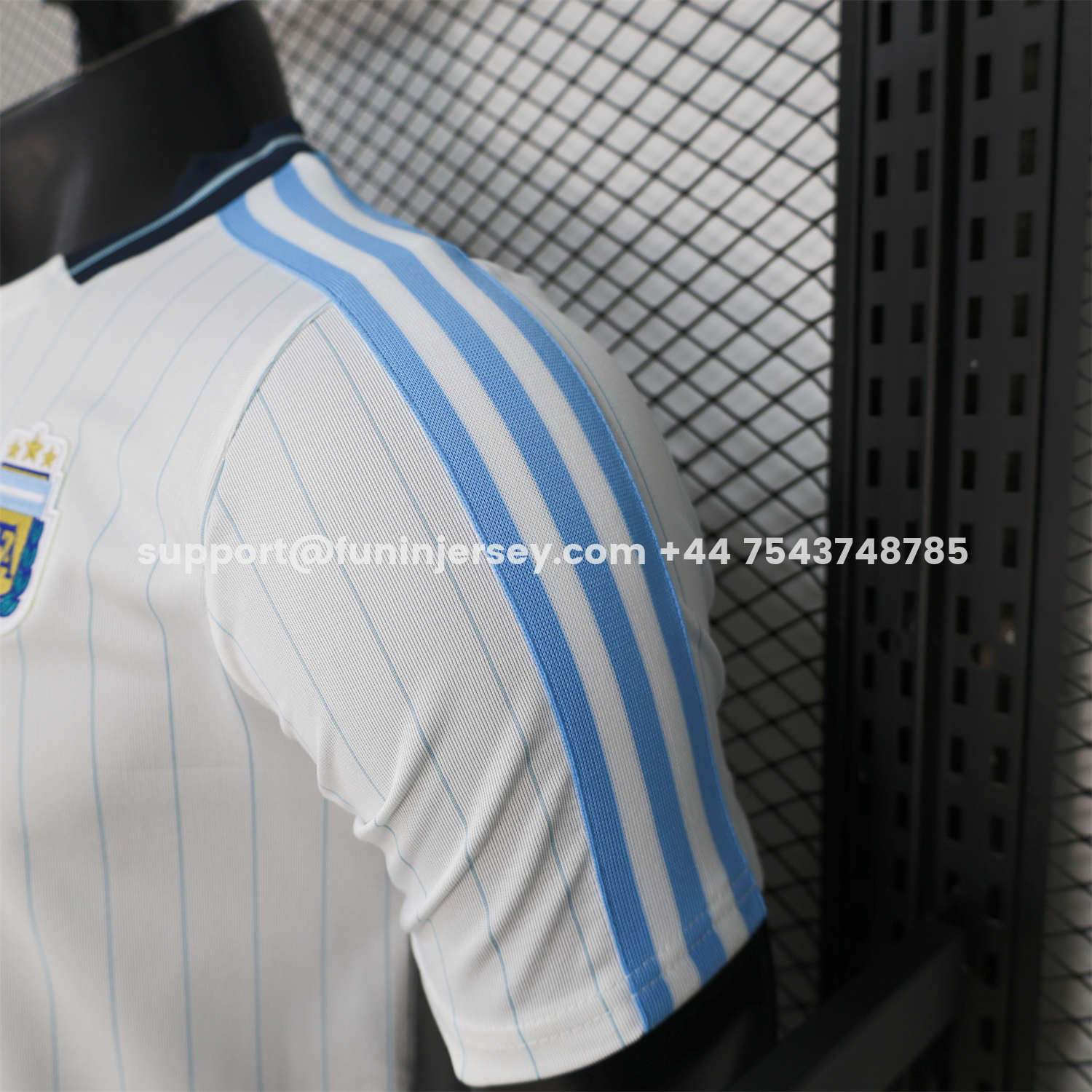 Funinjersey-Argentina 2026 Terrace Icon Retro Casual Style White Jersey - Player Version