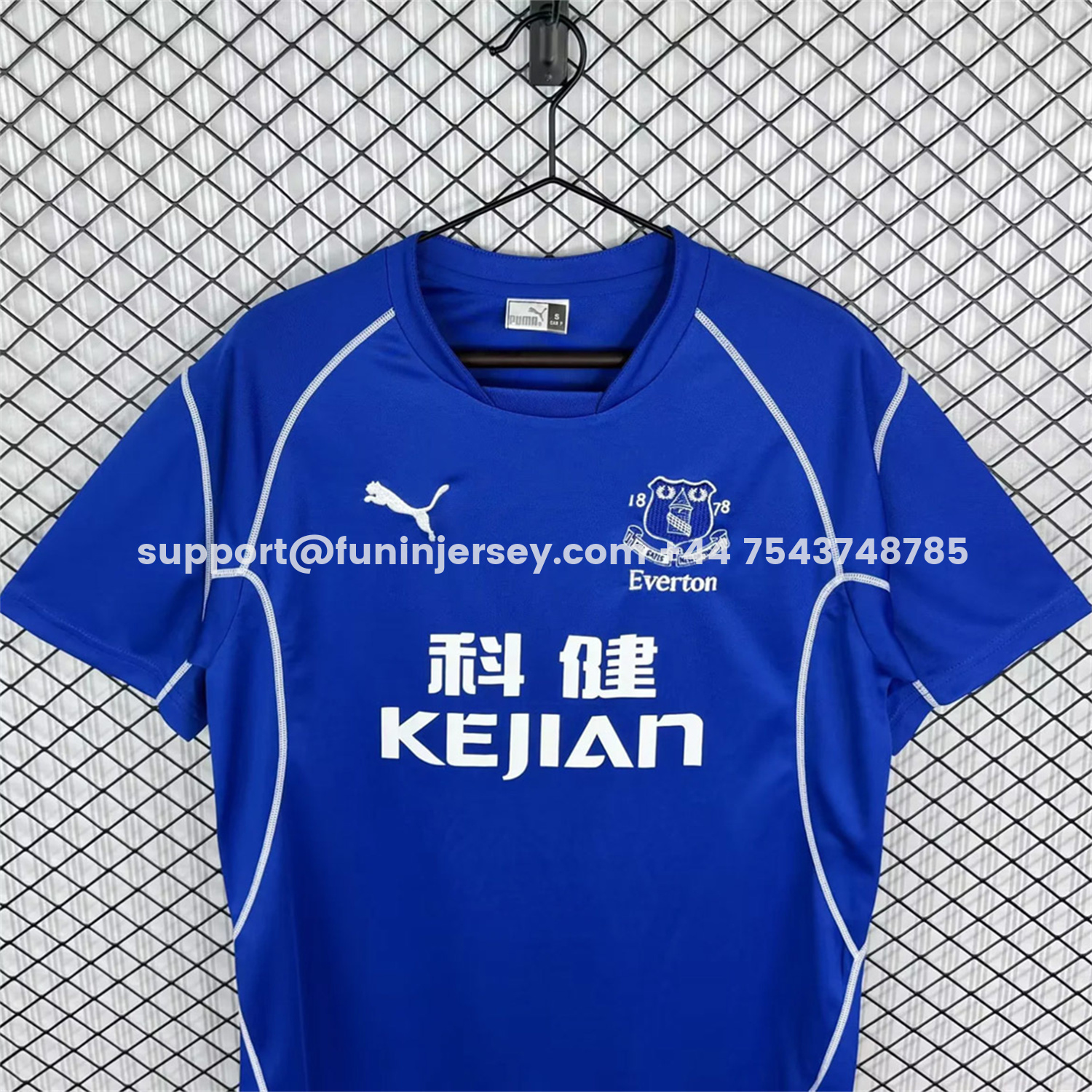 Funinjersey-Retro Everton 2002-03 Home Jersey
