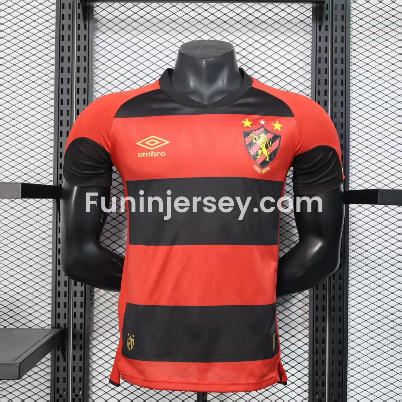 Funinjersey-Sport Recife 25-26 Home Unsponsored Jersey - Player Version