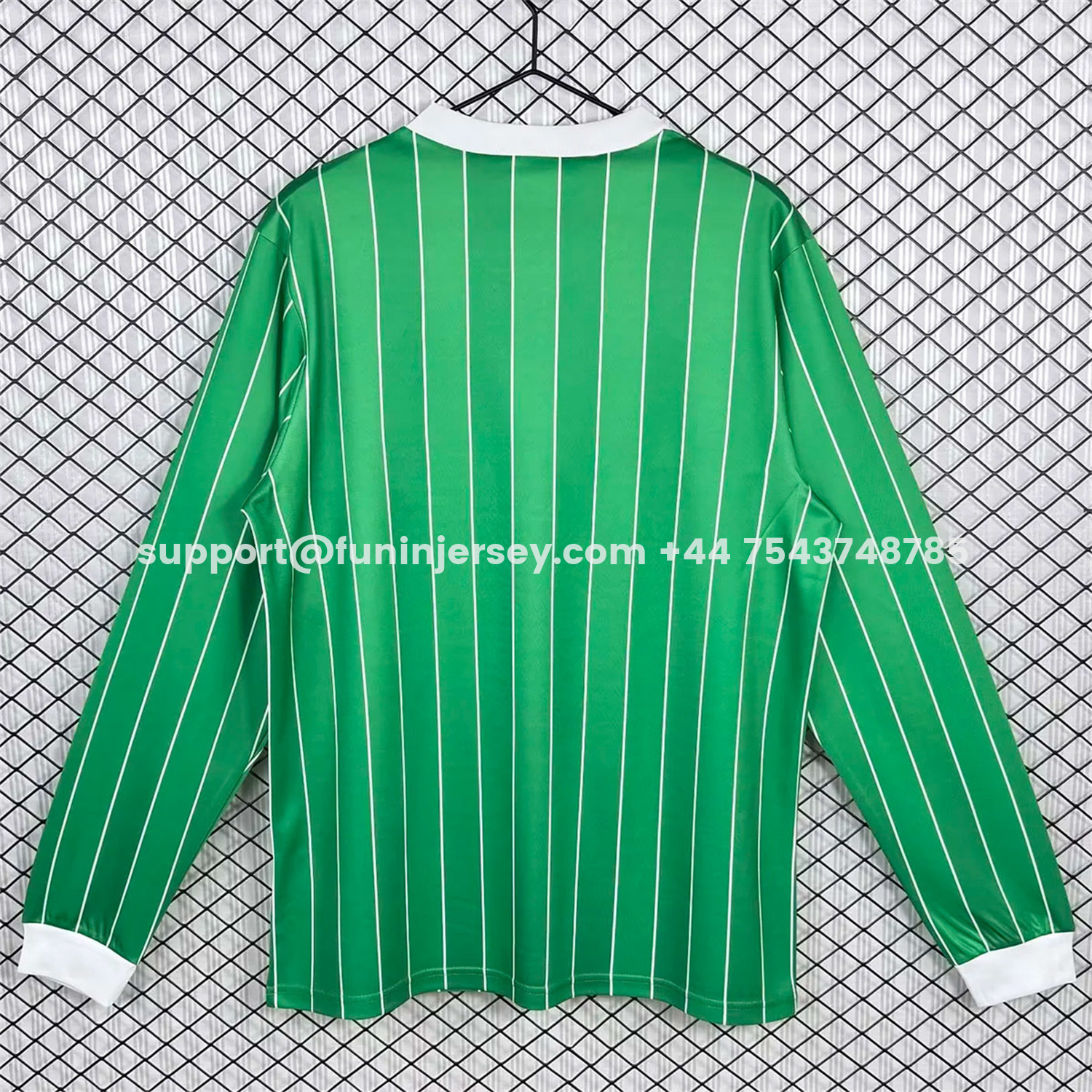 Funinjersey-Retro Werder Bremen 1988-89 Away Long Sleeves Jersey