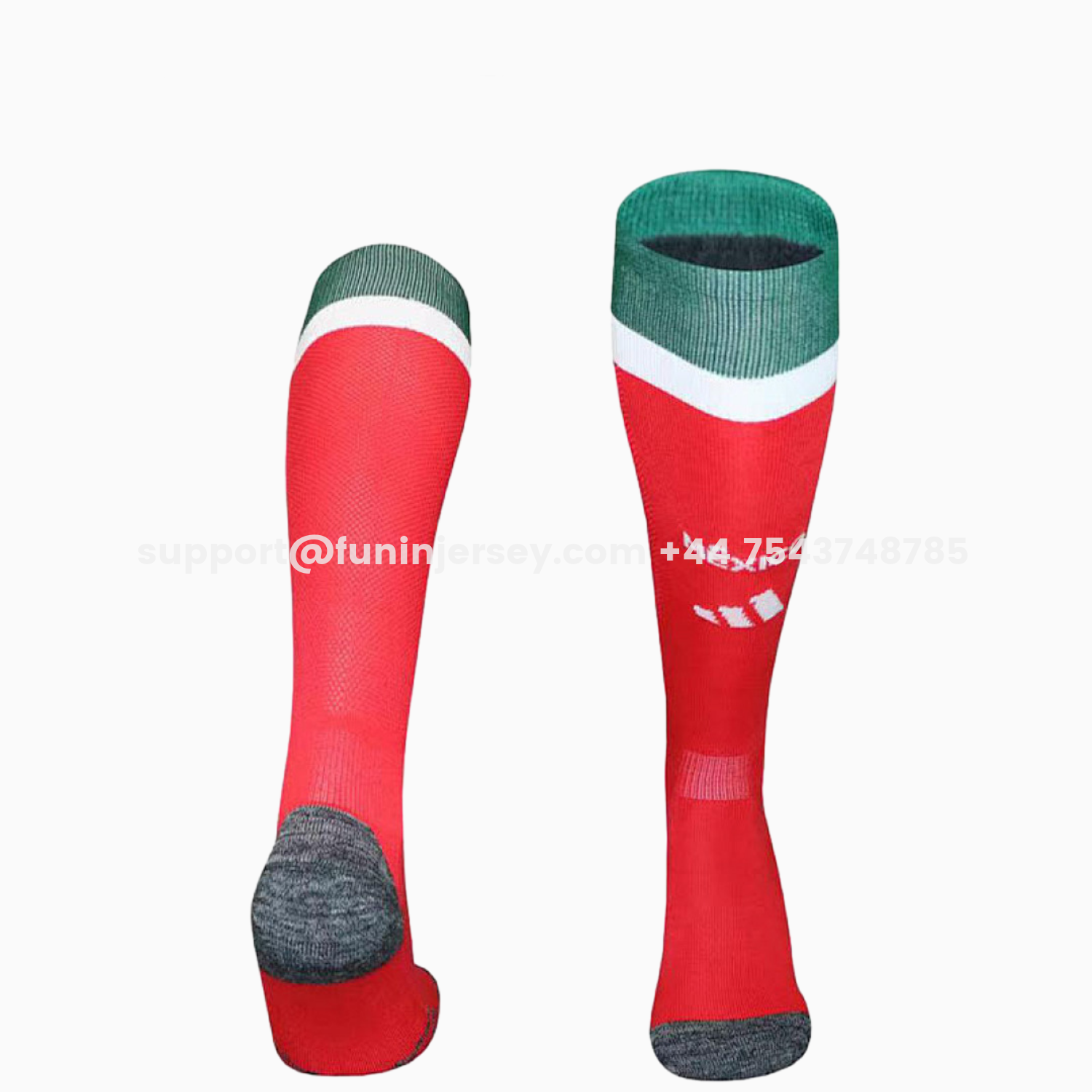 Funinjersey-Mexico 2026 Home Terry cloth sole Socks - Red