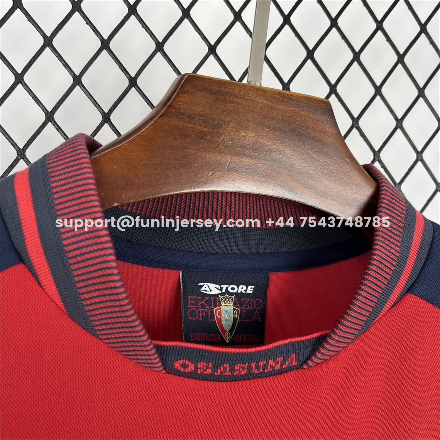 Funinjersey-Retro Osasuna 2000-01 Home Jersey