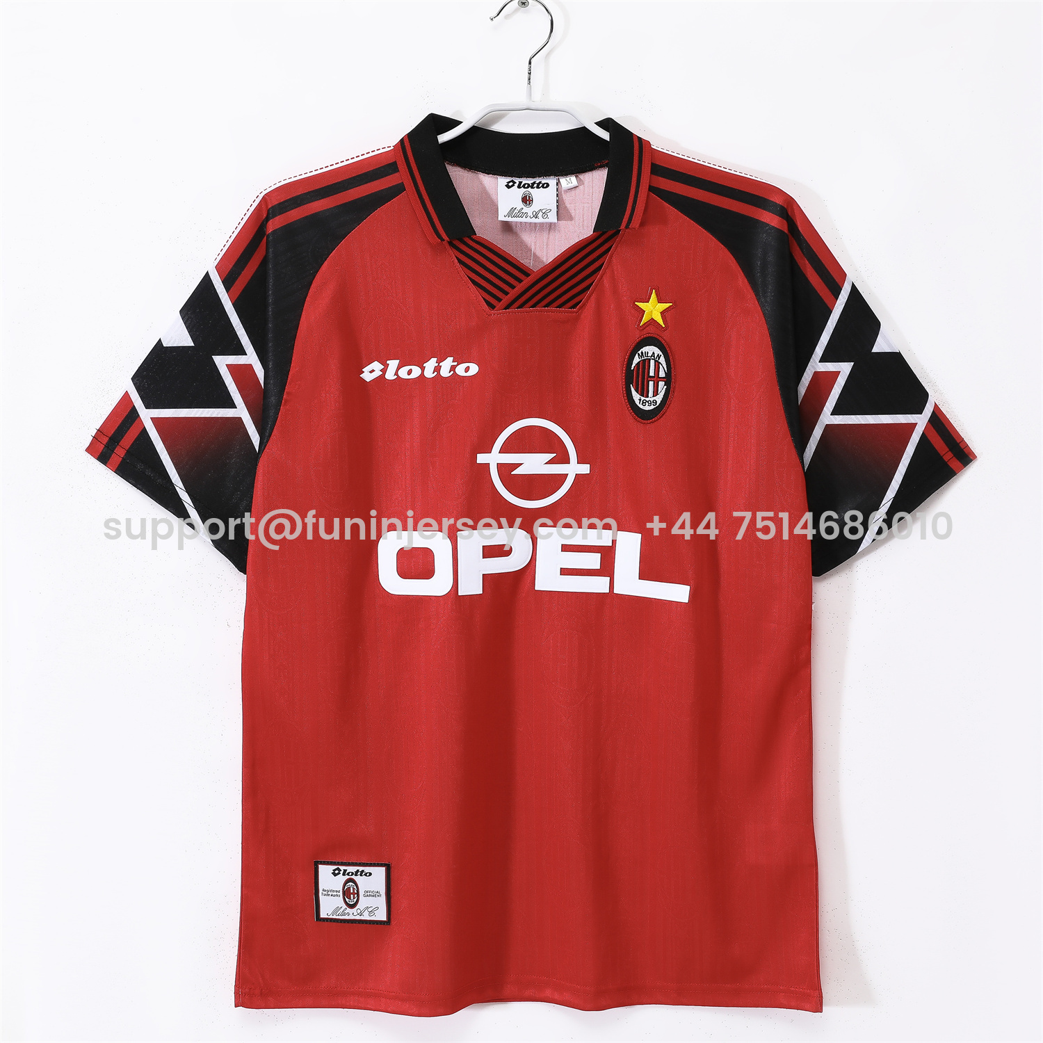 Funinjersey-Retro AC Milan 1997-98 Copa Centenarió de Belo Horizonte Fourth Jersey