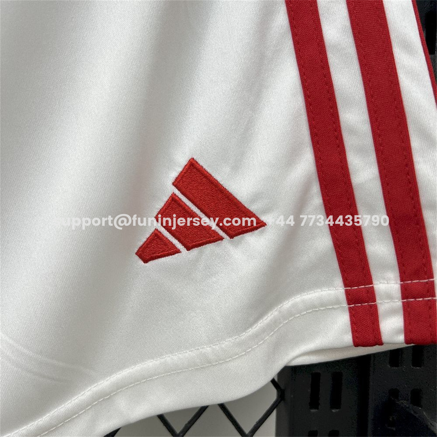 Funinjersey-Lyon 25-26 Home White Shorts - Fans Version