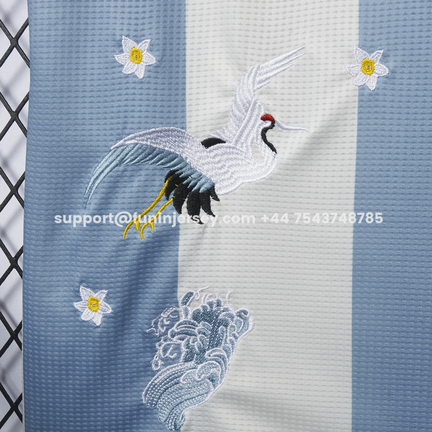 Funinjersey-【Embroidered Flower Version】Argentina 25-26 50th Anniversary Jersey - Player Version