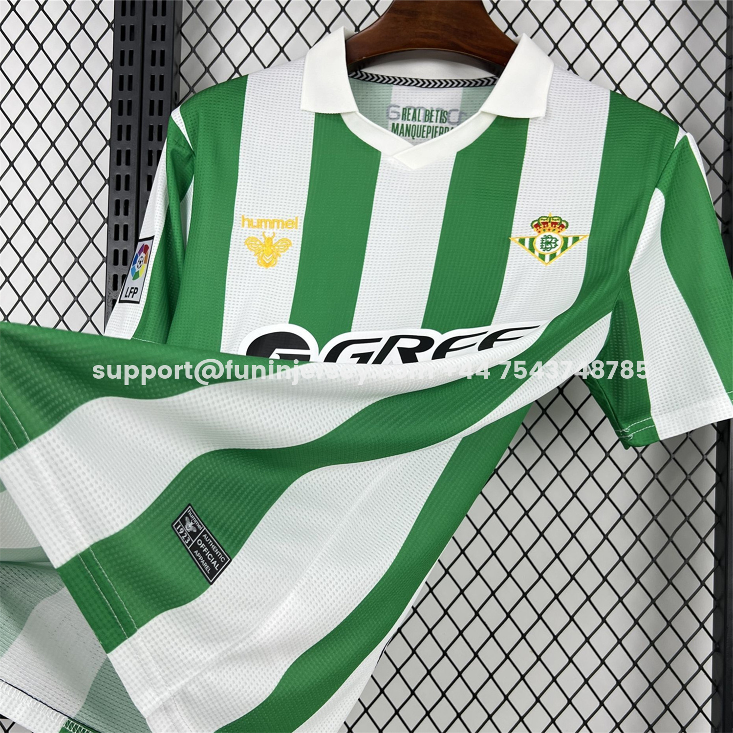 Funinjersey-Real Betis 25-26 Retro Style Green Polo Jersey - Fans Version