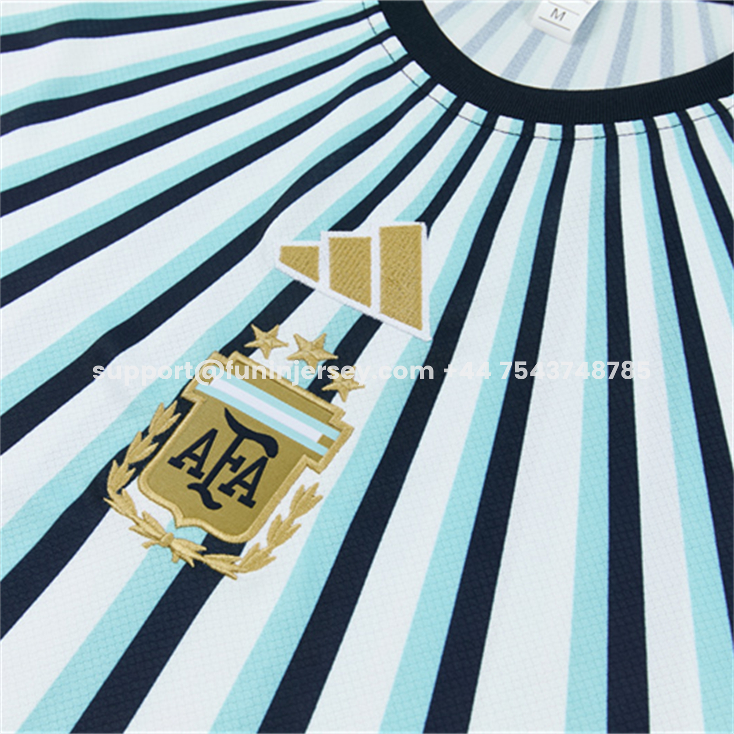 Funinjersey-Argentina 2026 Short-Sleeve Training Set - Blue Rays Top and Blue Shorts