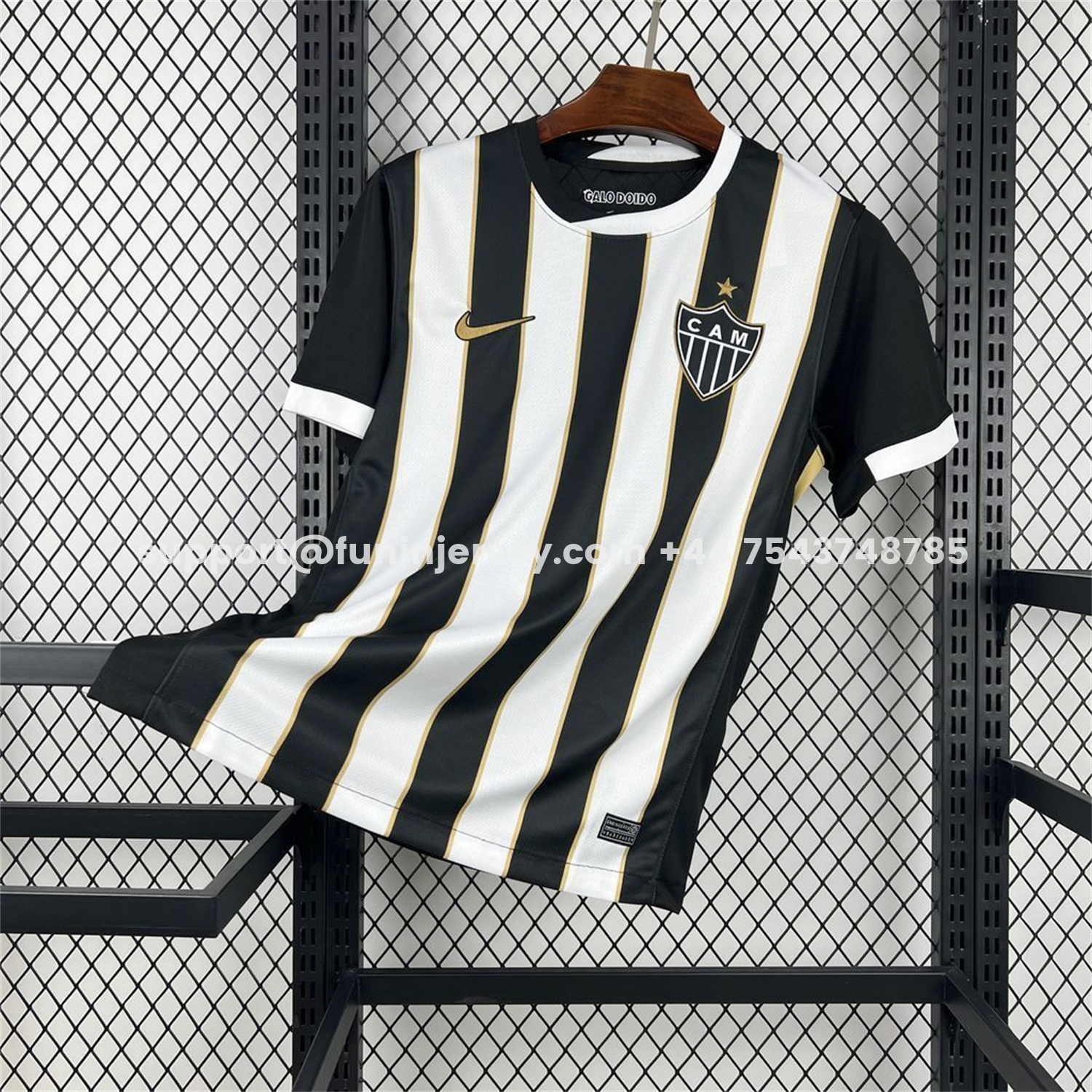 Funinjersey-Atletico Mineiro 26-27 Home Unsponsored Jersey - Fans Version