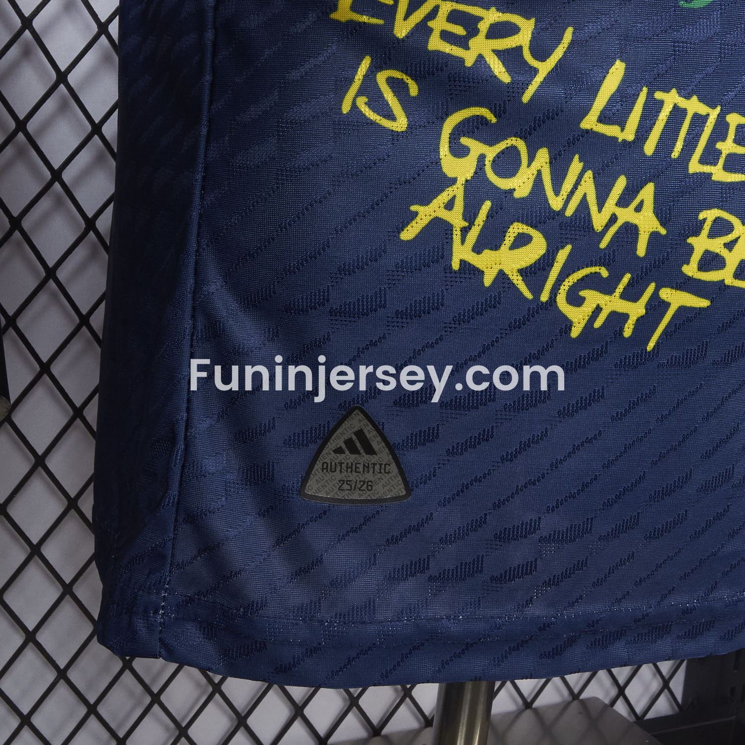 Funinjersey-Ajax x B-O-B Marly 2025-26 40th Blue Special Edition Jersey - Player Version