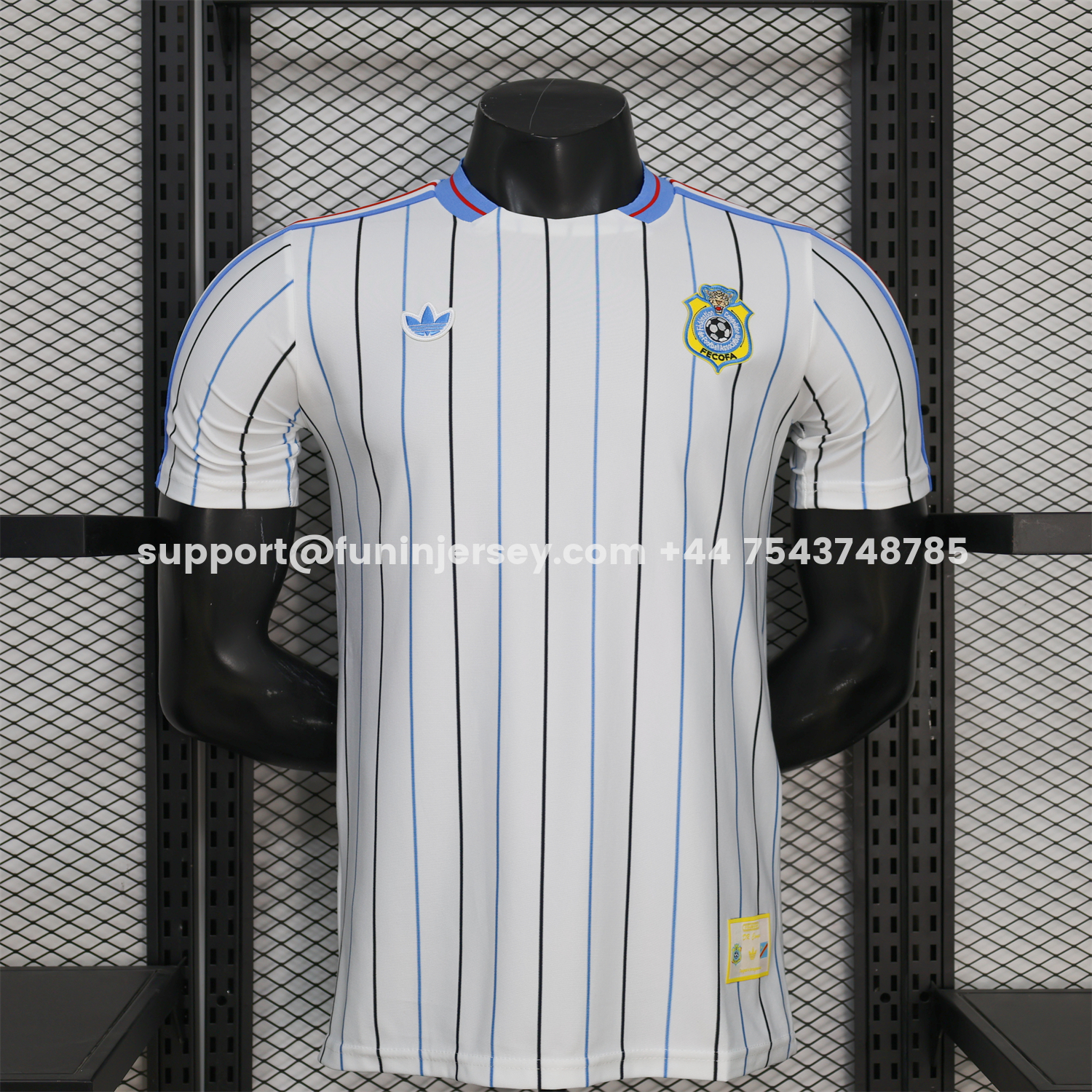 Funinjersey-Congo 2026 Terrace Icon Retro Casual Style White Jersey - Player Version