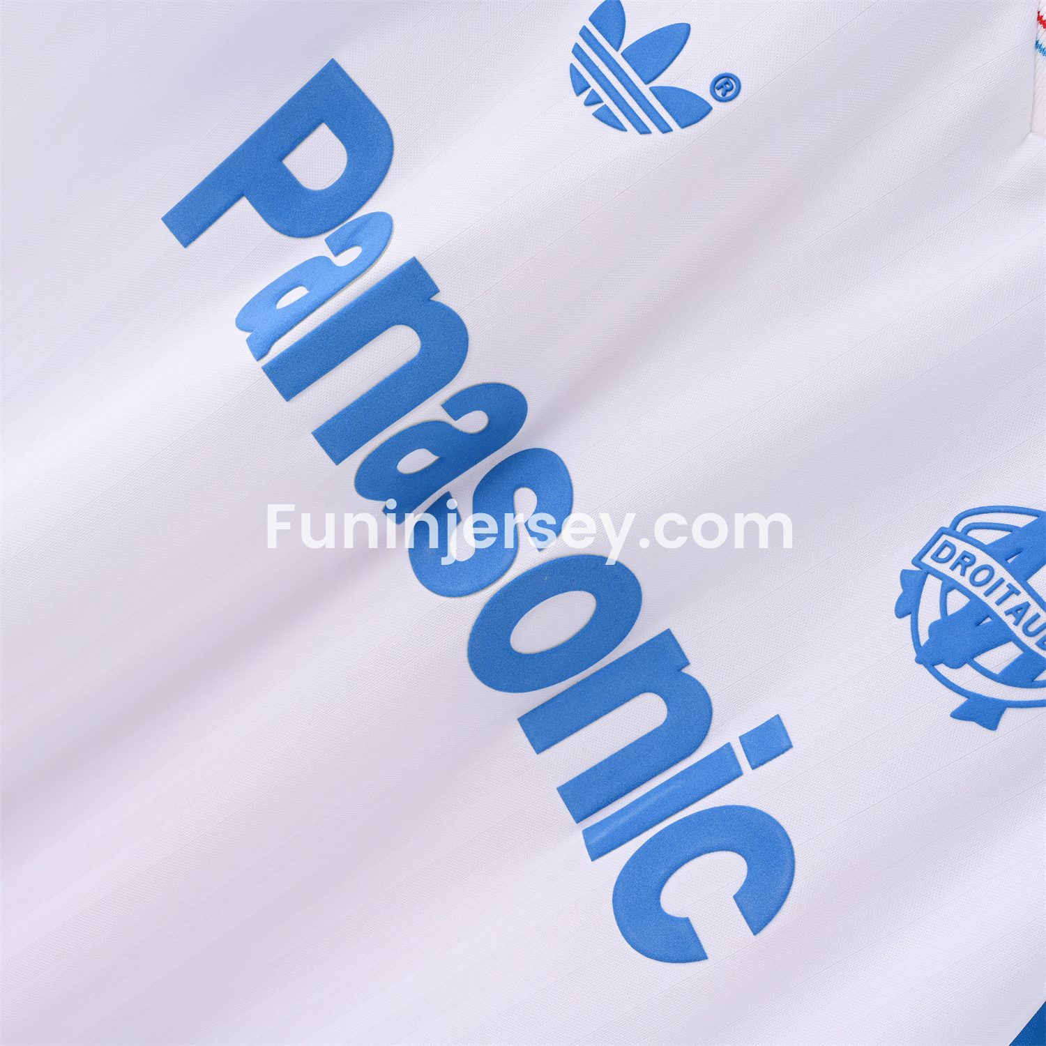 Funinjersey-Retro Marseille 1990-91 Home Stadium Jersey