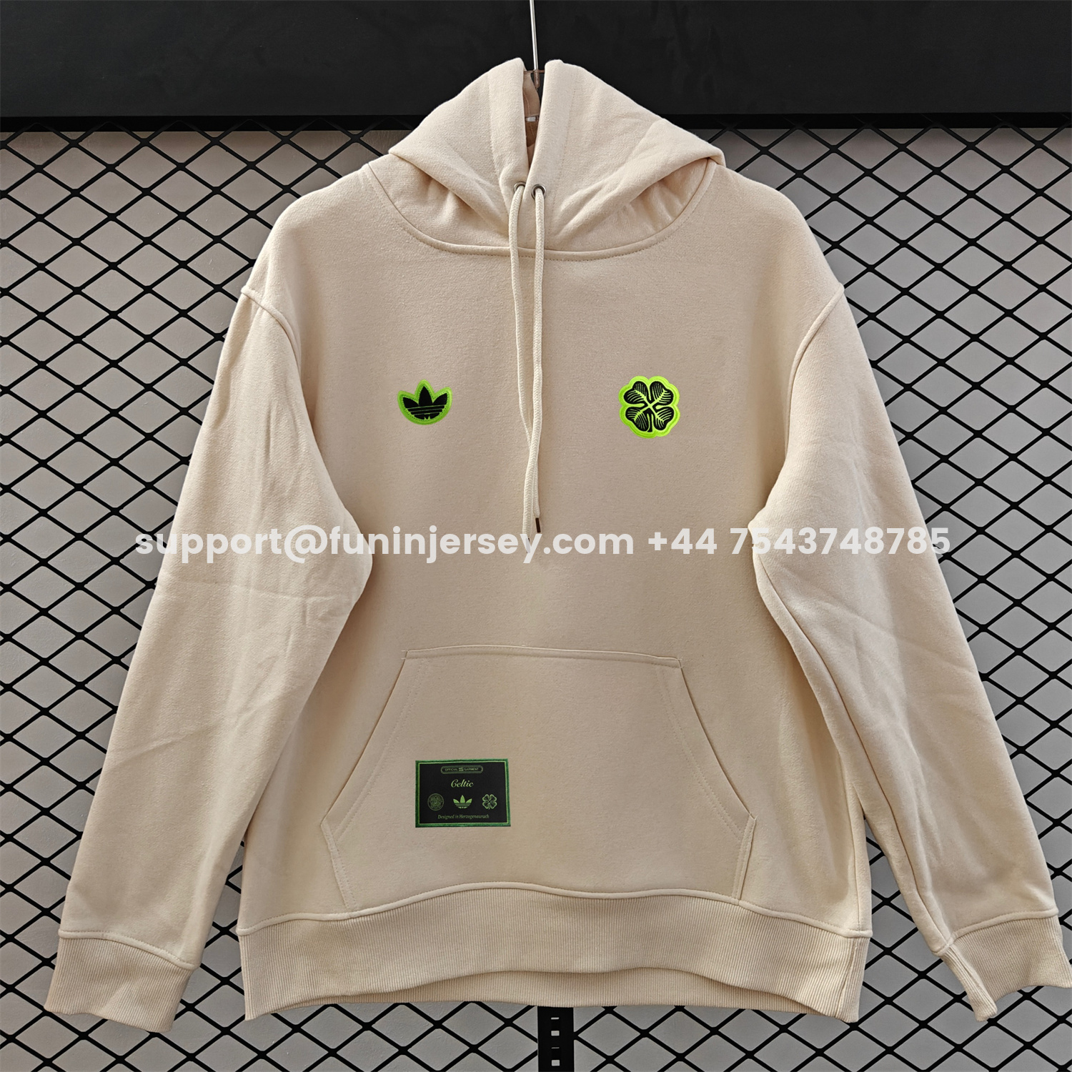 Funinjersey-Celtic 25-26 Originals Terrace Icon Unisex Pullover Hoodie