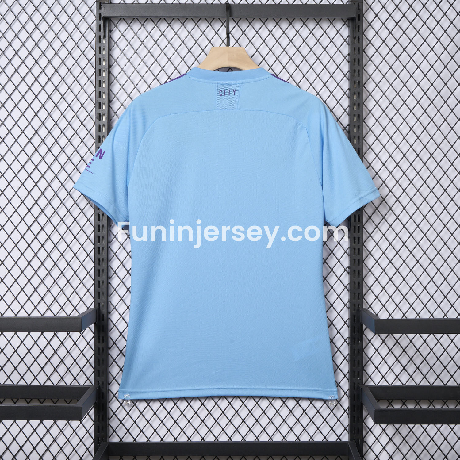 Funinjersey-Retro Manchester City 2019-20 Home Jersey