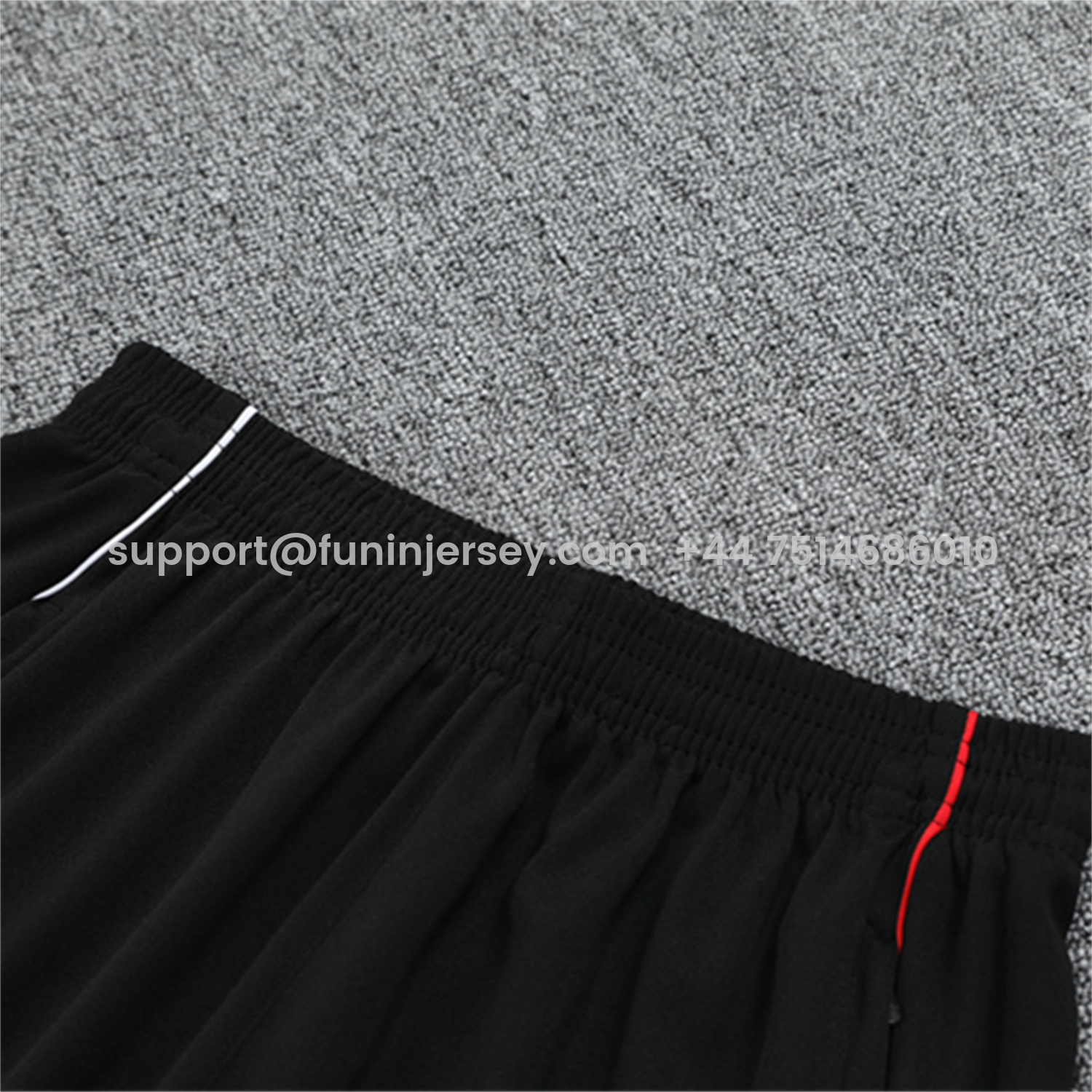 Funinjersey-Ajax 25-26 Long Sleeve Training Set - White Top and Black Pants