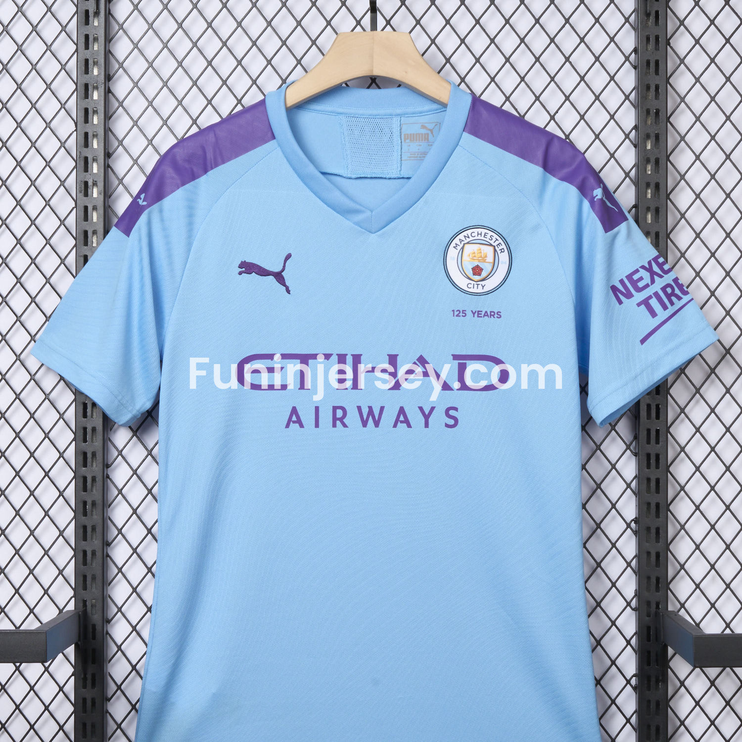 Funinjersey-Retro Manchester City 2019-20 Home Jersey