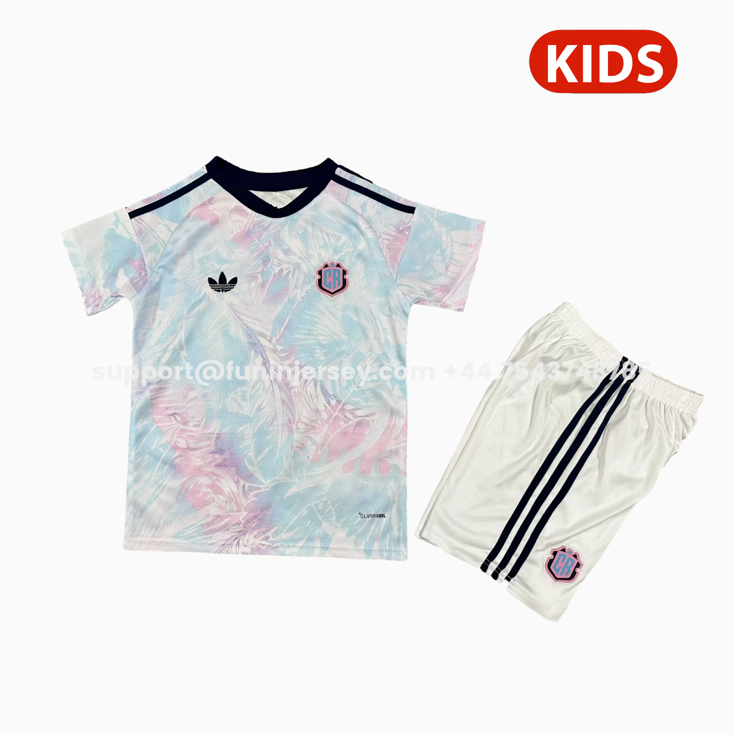 Funinjersey-Costa Rica 2026 Away Kids Kit