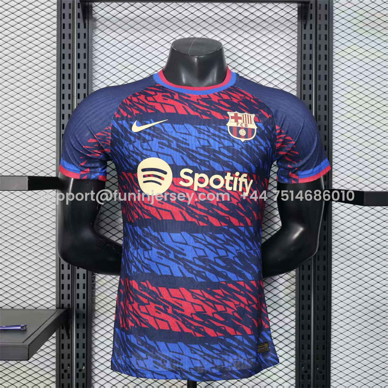 Funinjersey-Barcelona 25-26 Red And Blue Surround Special Jersey - Player Version
