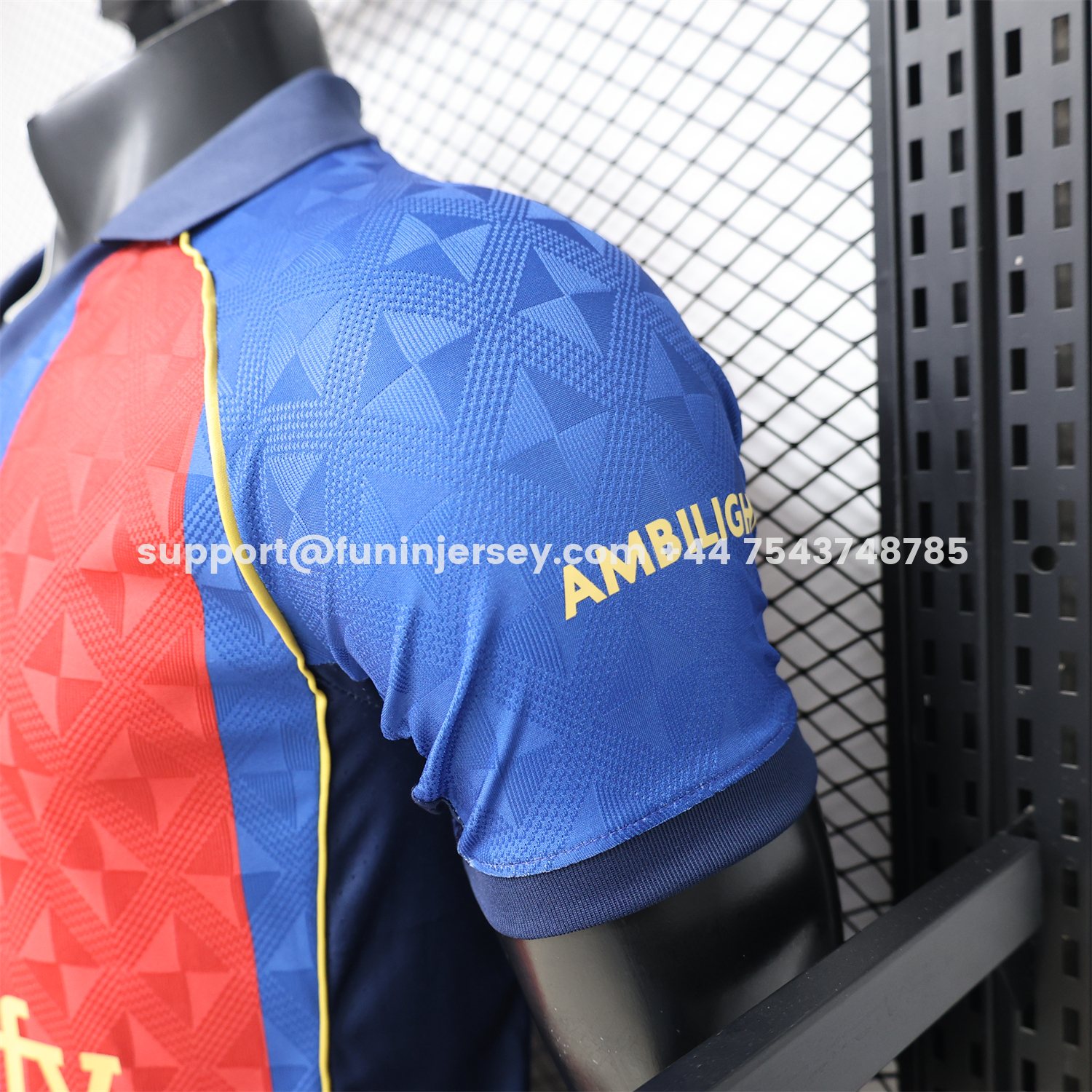 Funinjersey-Barcelona 25-26 Retro Style Polo Special Jersey - Player Version