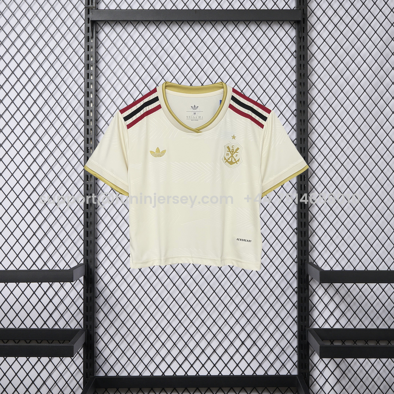 Funinjersey-Women's Flamengo 25-26 Third Unsponsored Cropped Jersey