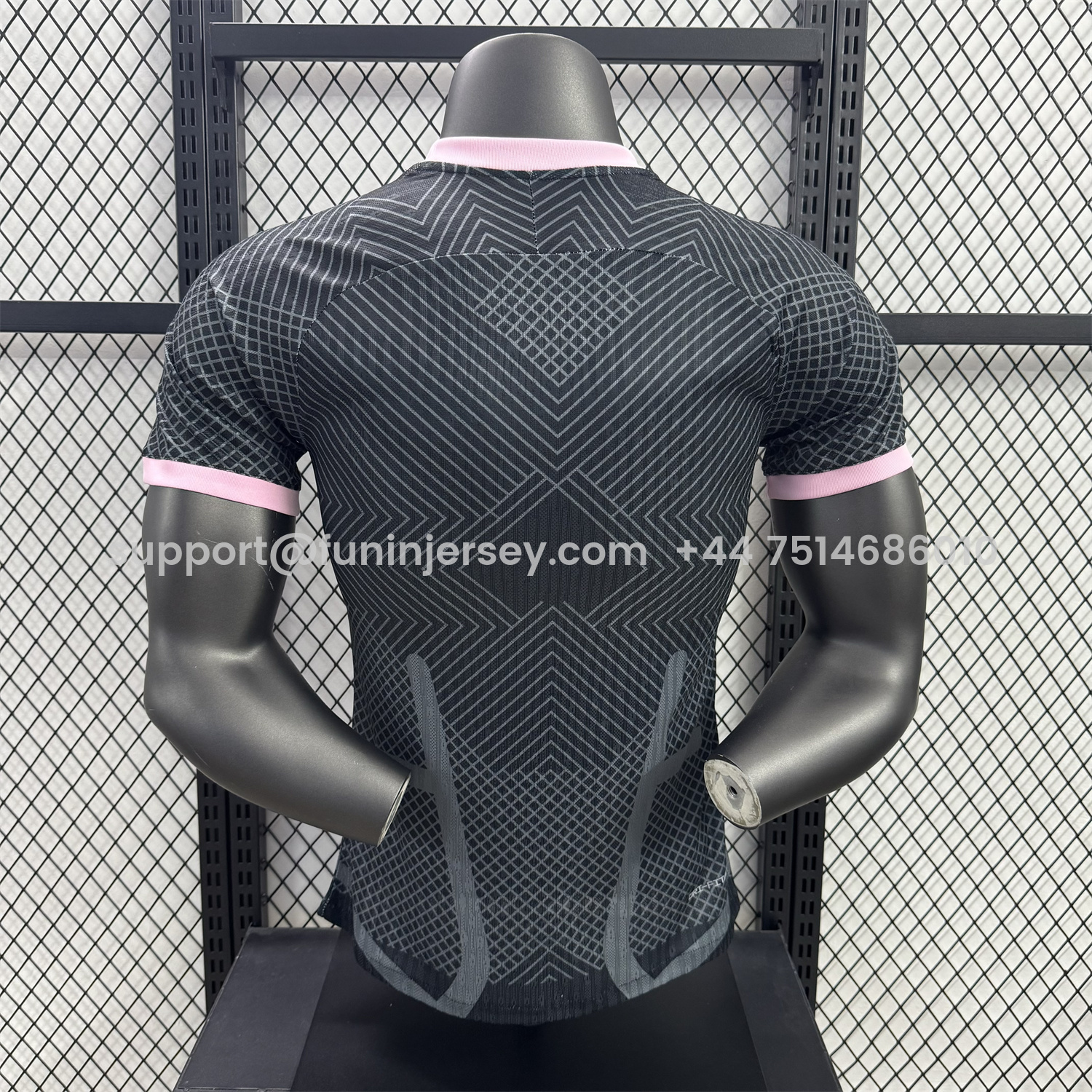 Funinjersey-Inter Milan 25-26 Pink Snake Special Black Jersey - Player Version