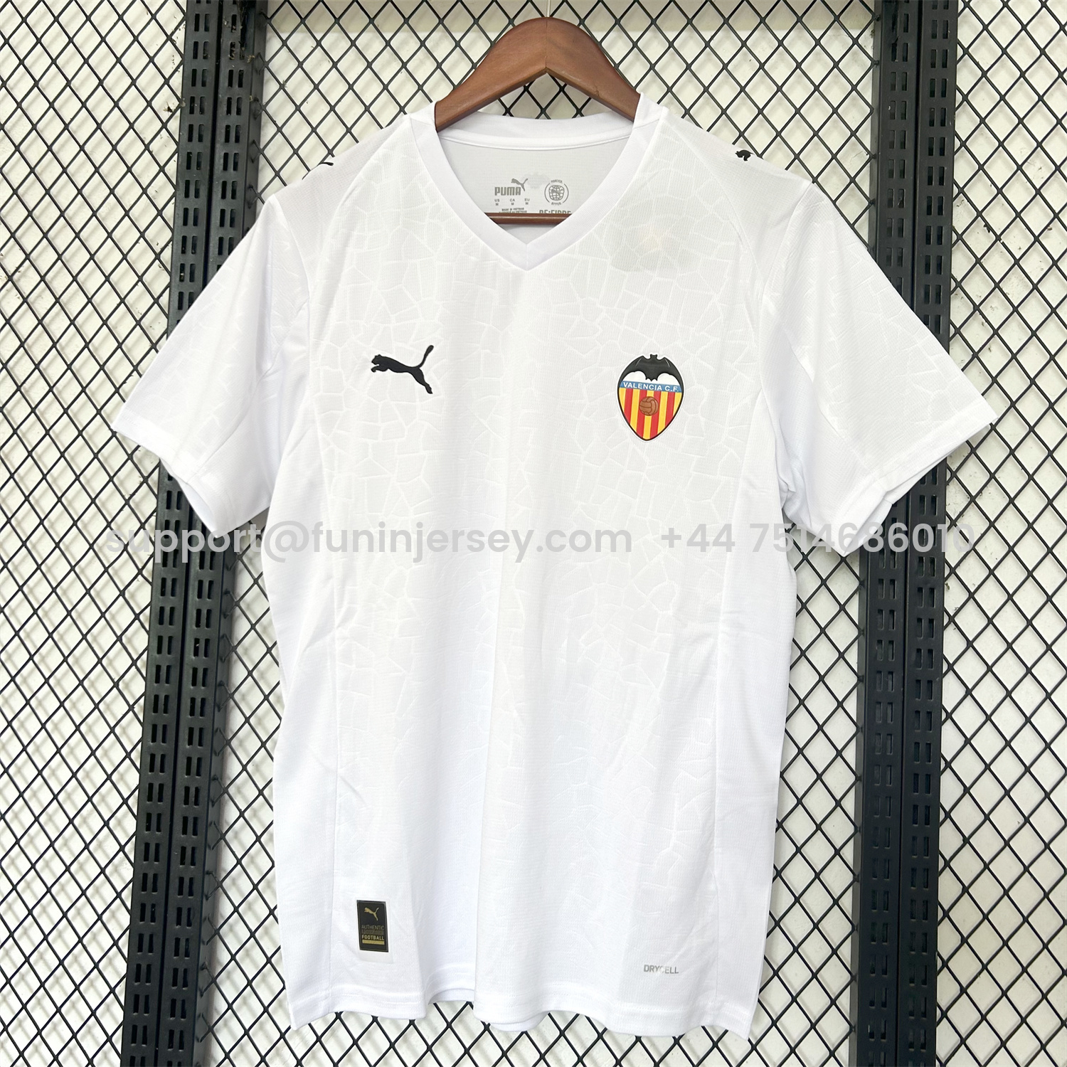Funinjersey-Valencia 25-26 Home Unsponsored Jersey - Fans Version