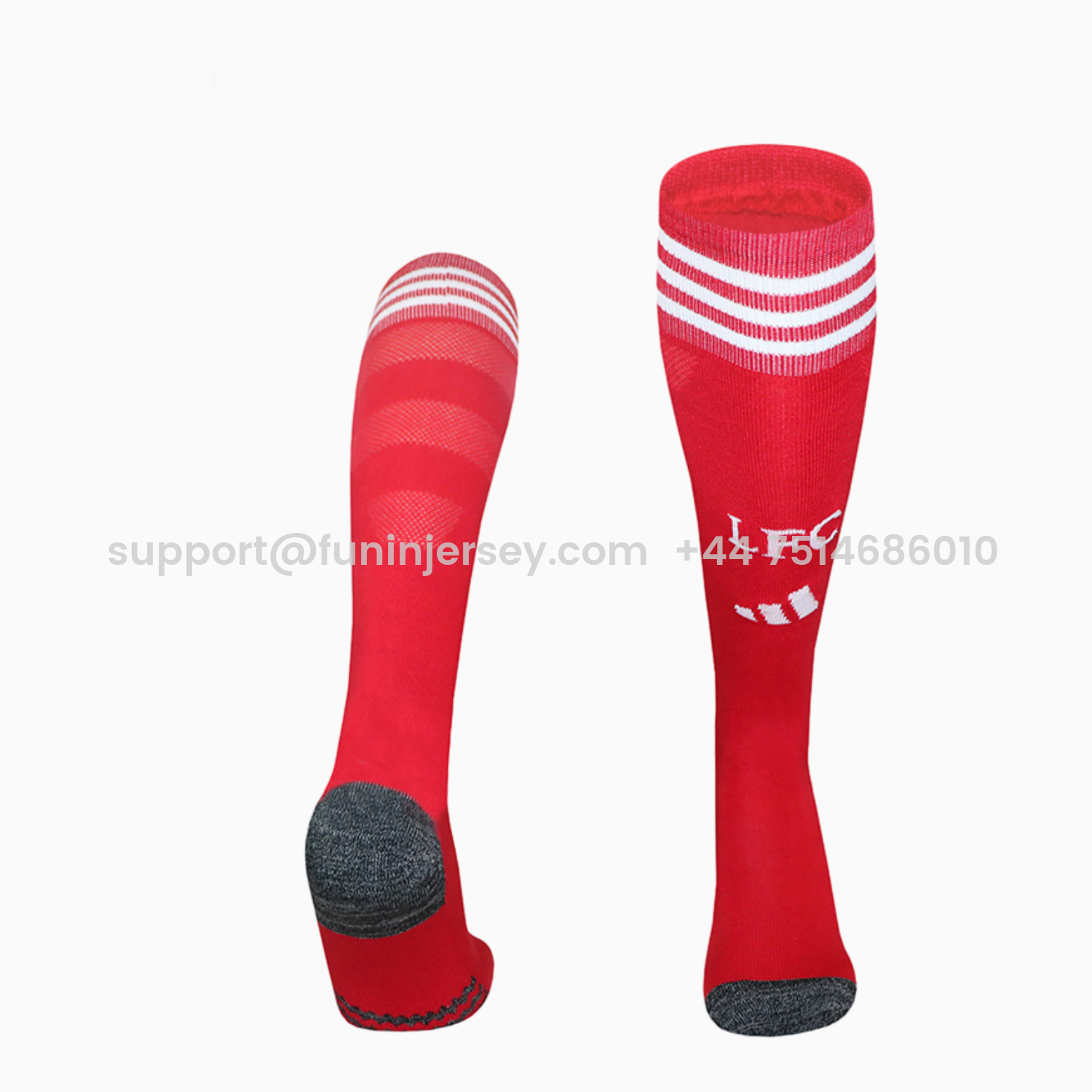 Funinjersey-Liver.pool 25-26 Home Socks - Red