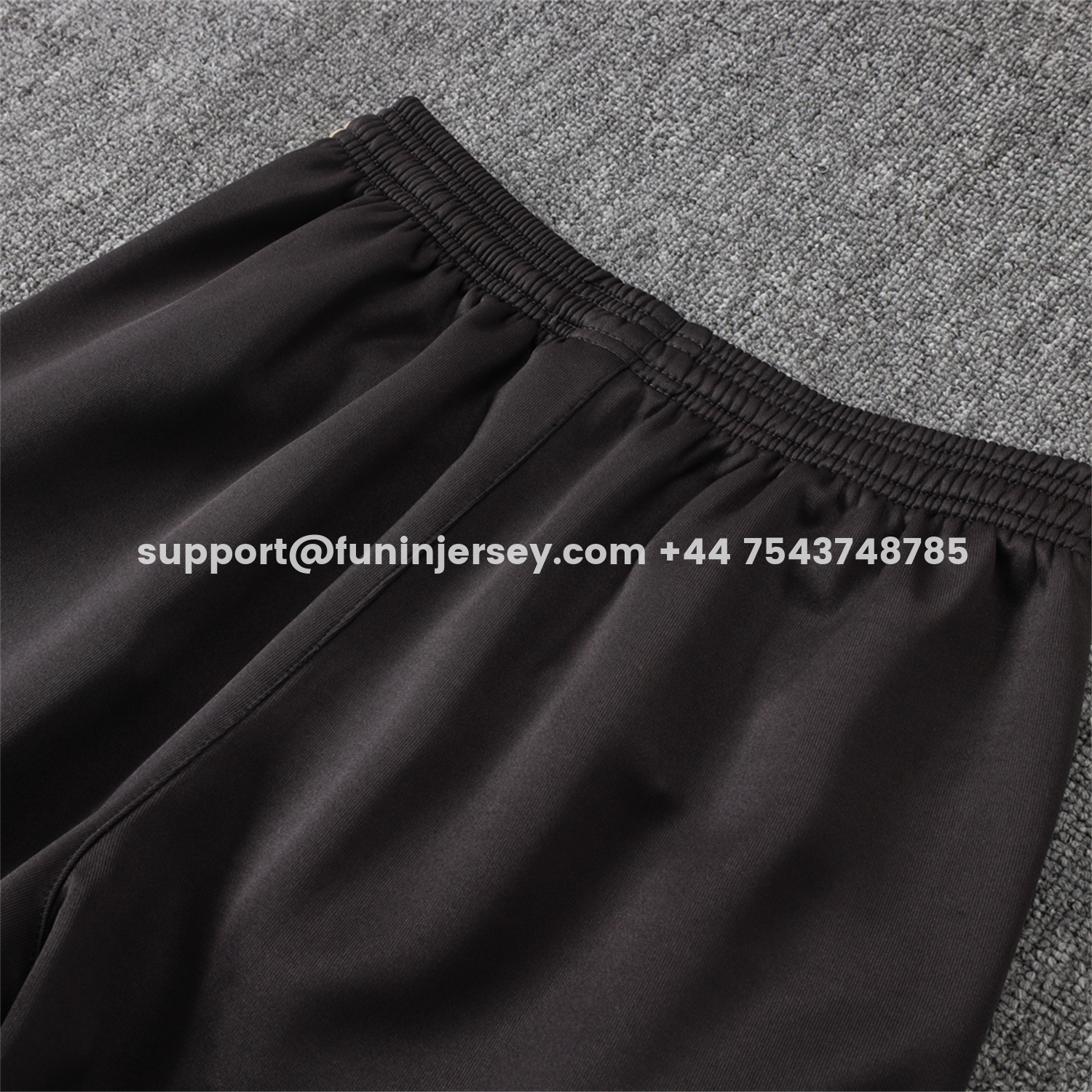 Funinjersey-Flamengo 2026 Jacket Training Tracksuit - Black With White Jackets & Pants