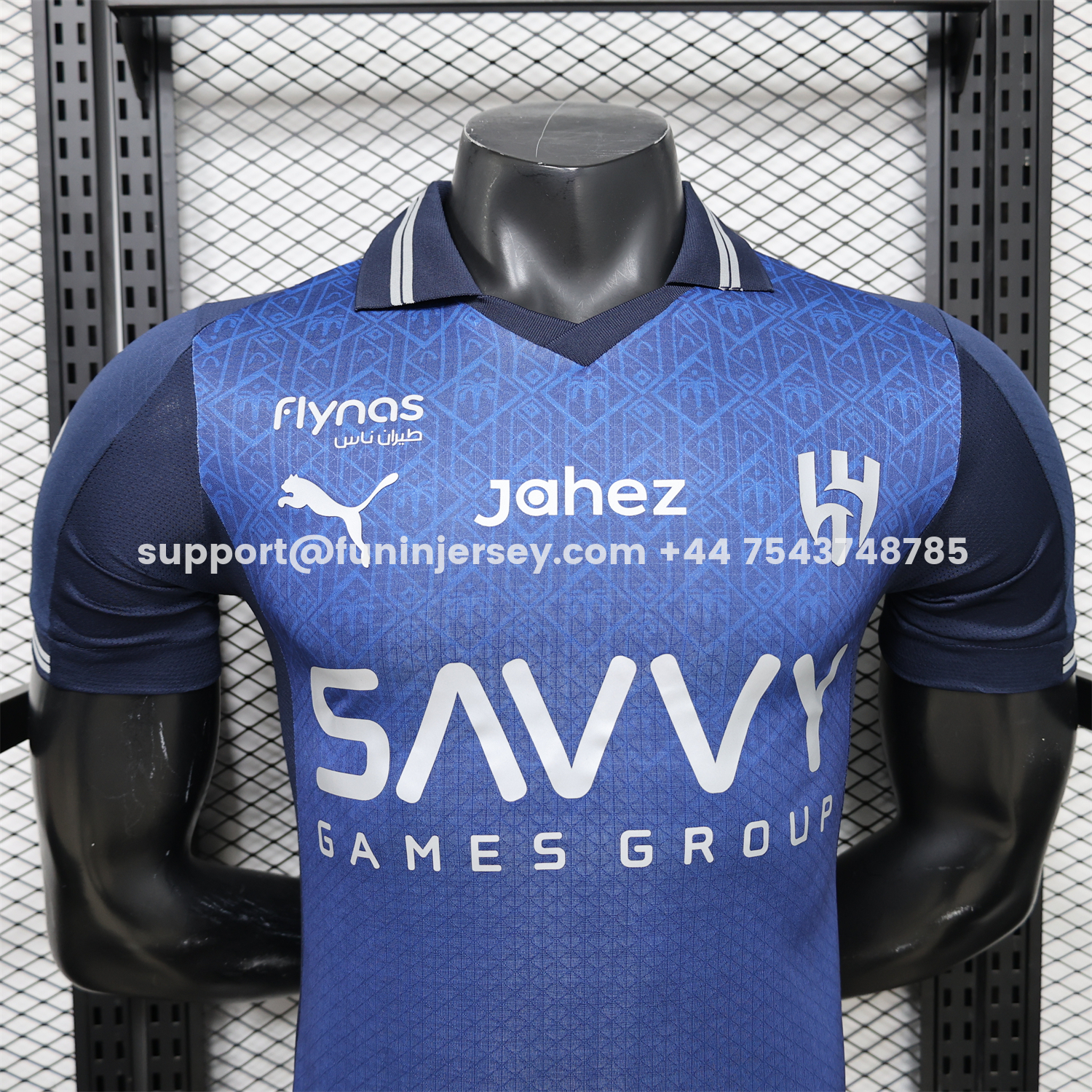 Funinjersey-Al Hilal Riyadh Crescent 25-26 Blue Special Jersey - Player Version