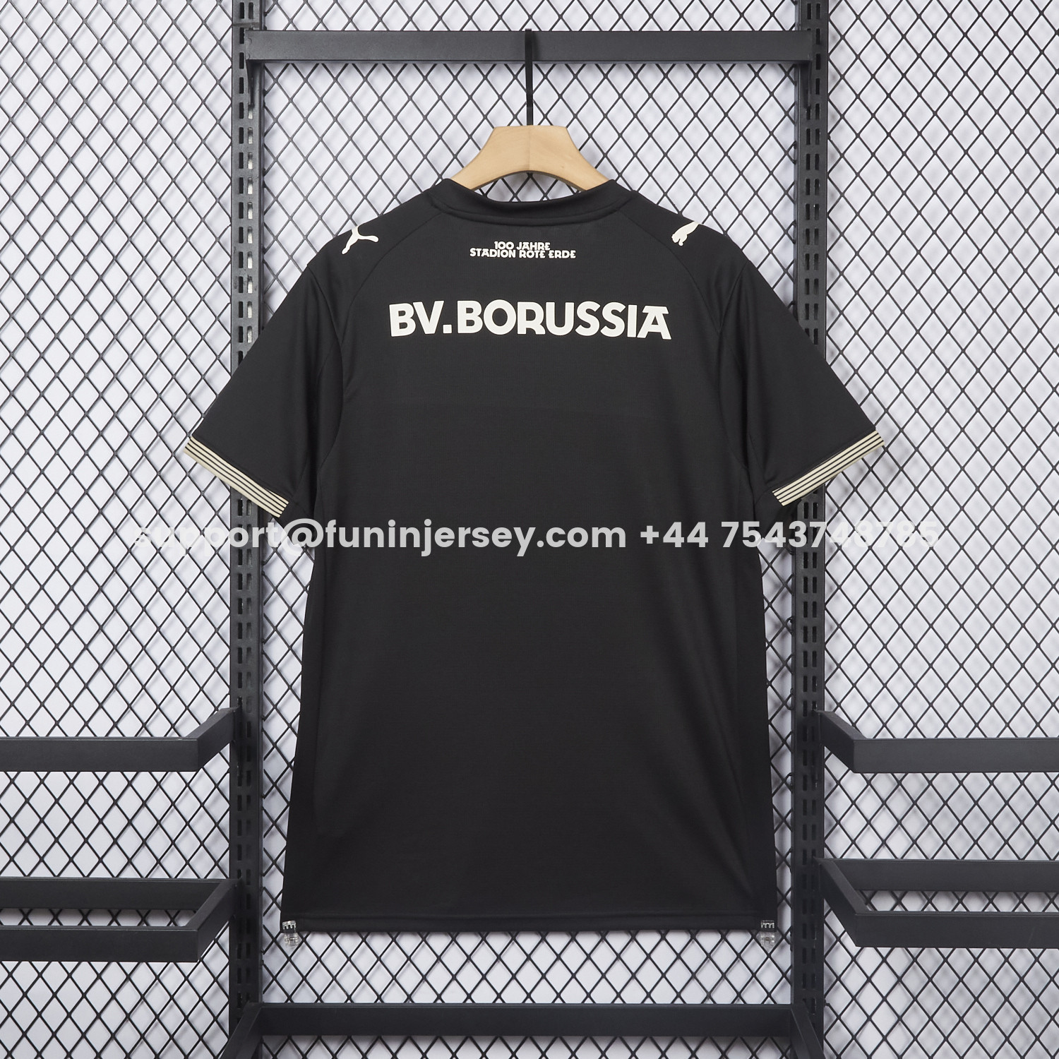 Funinjersey-Dortmund 25-26 “100 JAHRE STADION ROTE ERDE” Black Special Jersey - Fans Version