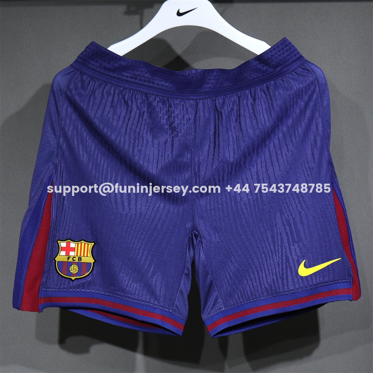 Funinjersey-Barcelona 25-26 Home Blue Shorts - Player Version