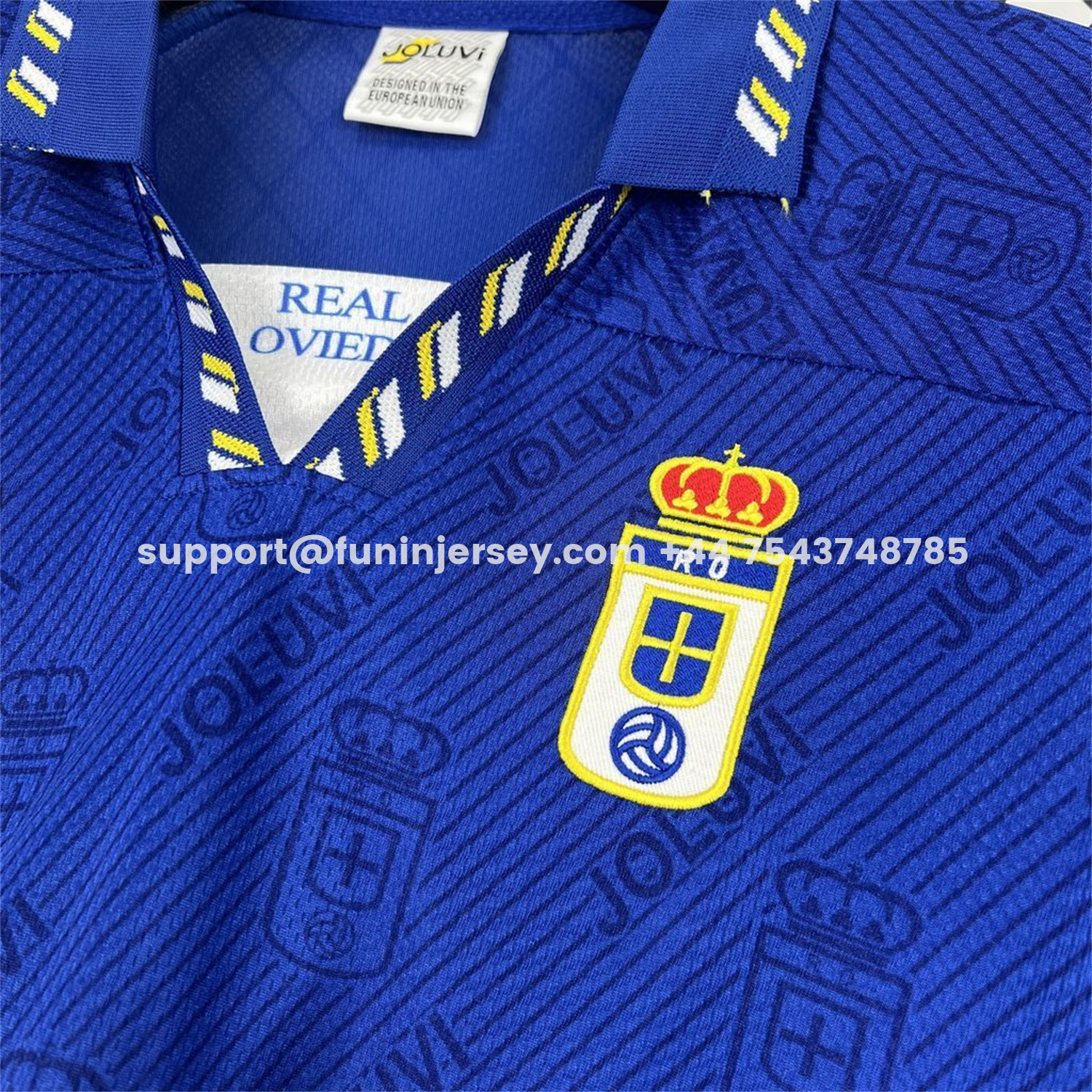 Funinjersey-Retro Real Oviedo 1995-96 Home Jersey