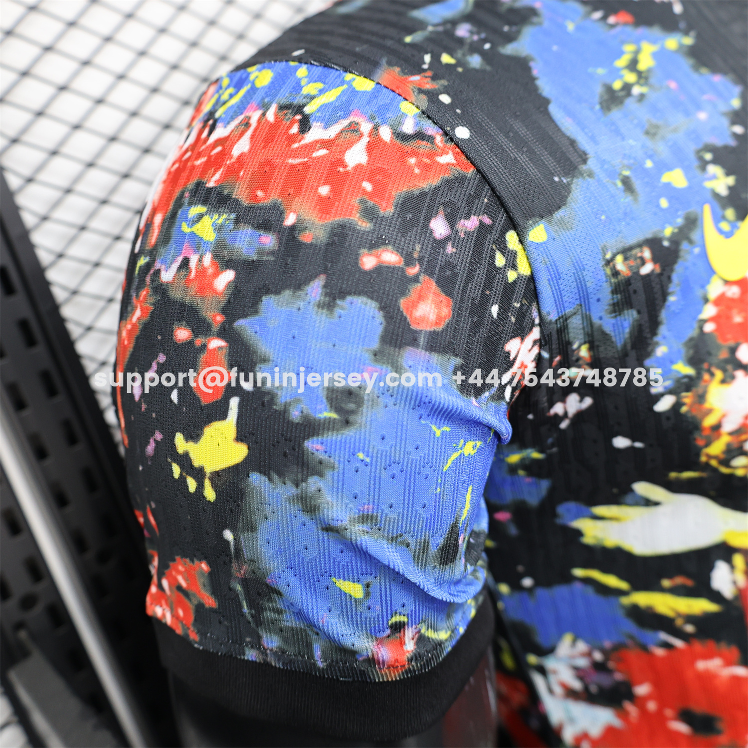 Funinjersey-Brazil 25-26 Colorful Jesus Statue Special Colorful Graffiti Jersey - Player Version