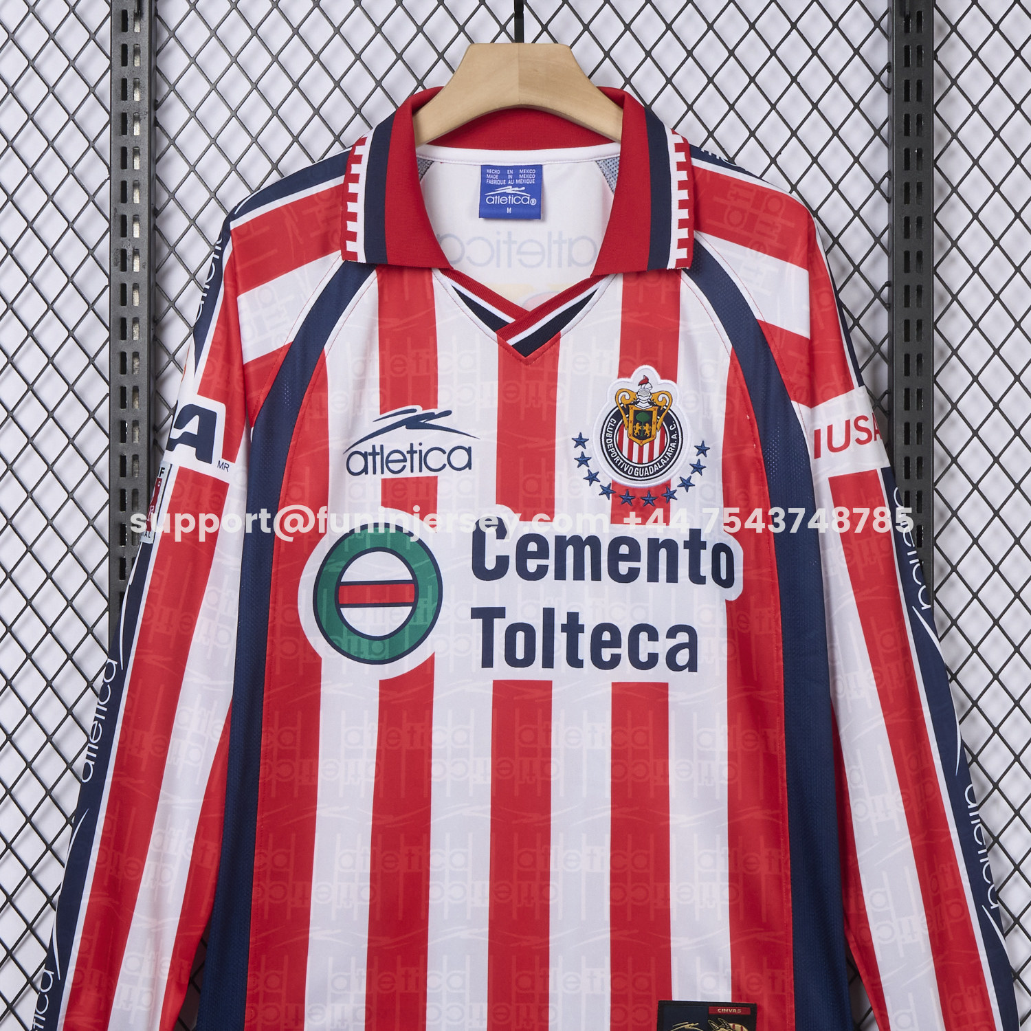Funinjersey-Retro Chivas de Guadalajara 1999-00 Home Long Sleeves Jersey