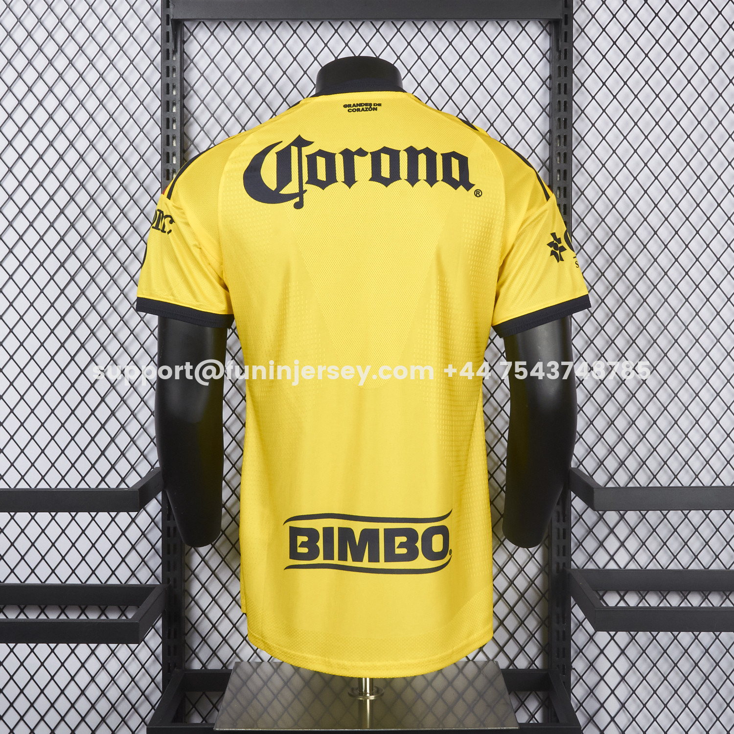 Funinjersey-Club América 26-27 Home Yellow Jersey - Player Version