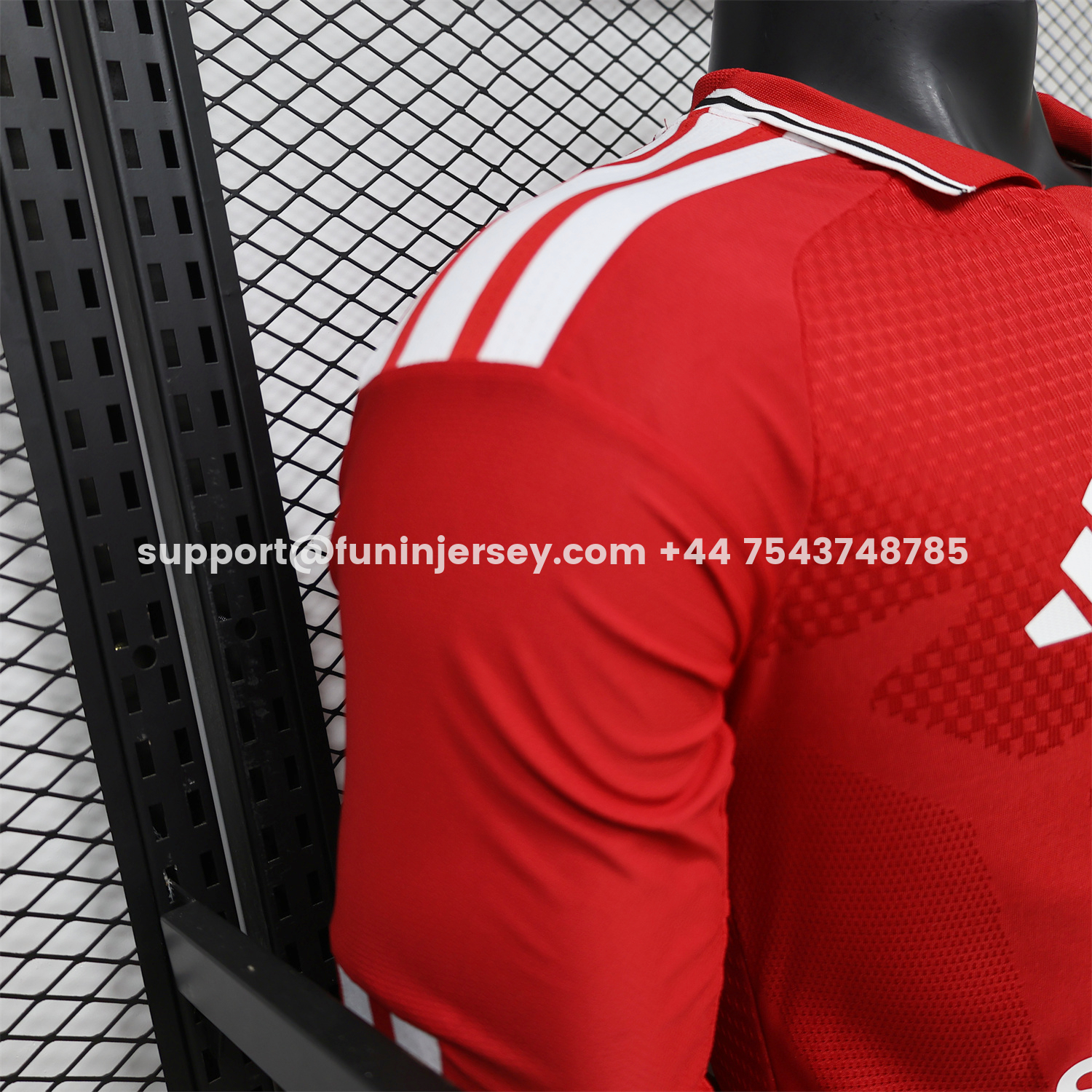 Funinjersey-Manchester United 26-27 Home Long Sleeves Jersey - Player Version