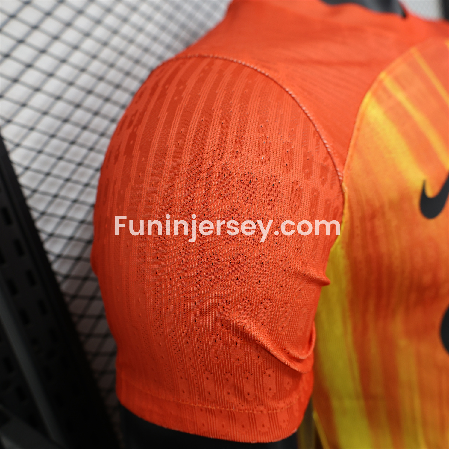 Funinjersey-Barcelona 25-26 Spotify Orange & Yellow Special Jersey - Player Version