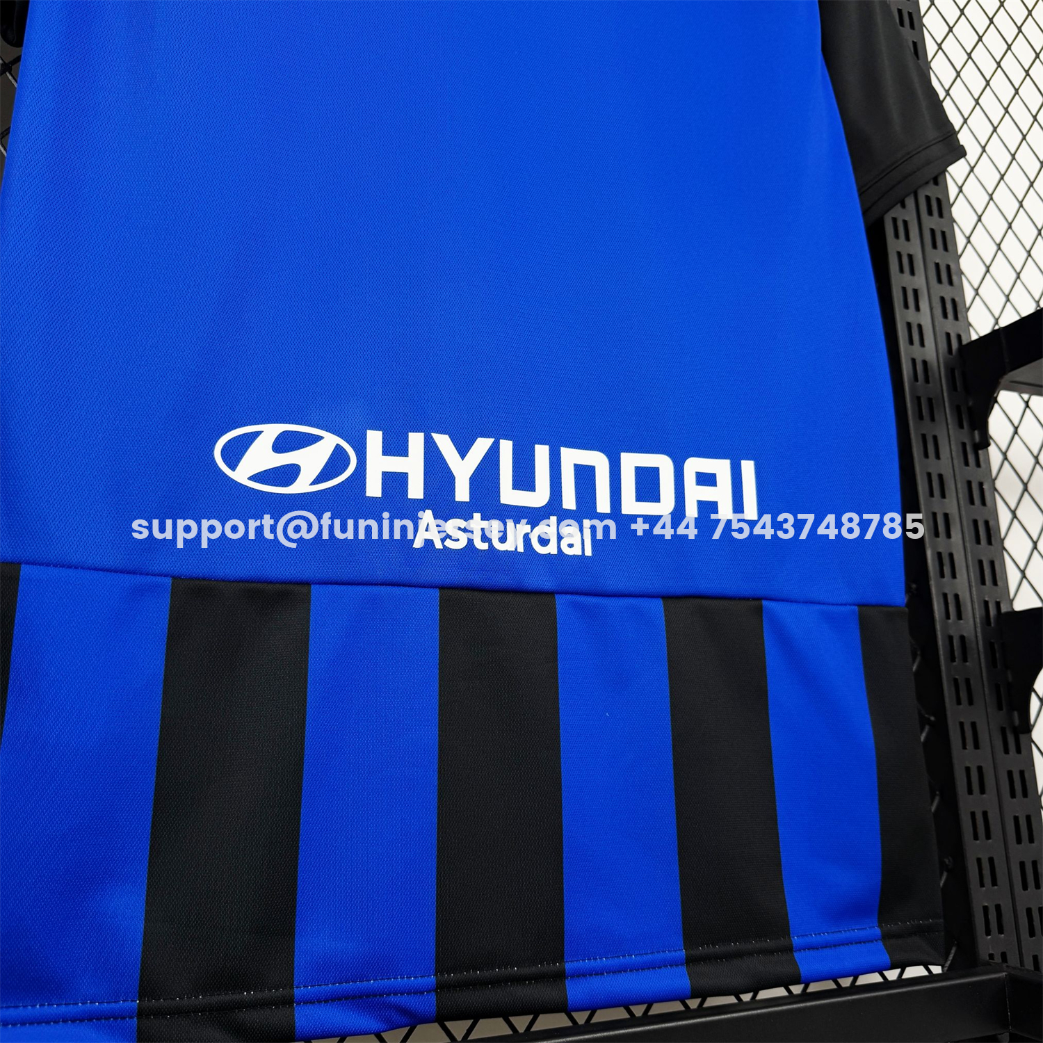 Funinjersey-Real Oviedo 25-26 Deep Black With Royal Blue 100th Anniversary Jersey - Fans Version