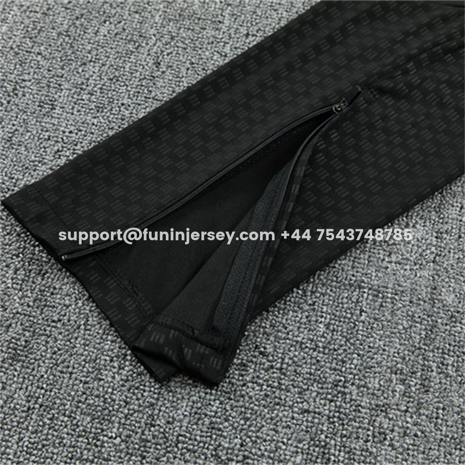 Funinjersey-Real Madrid 26-27 Long Sleeves Training Set - Pure Black Top And Pants